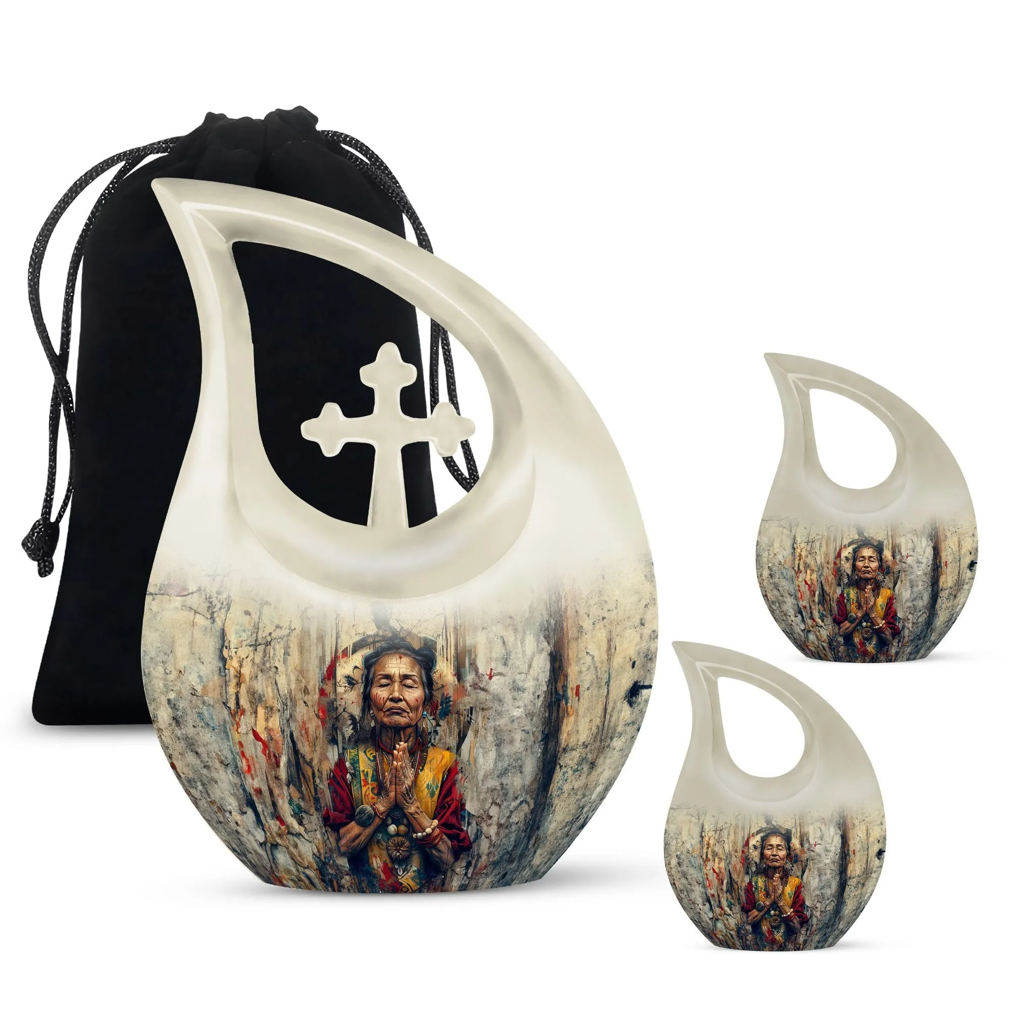 Native American Urn - Unique Memorial Urn for Ashes