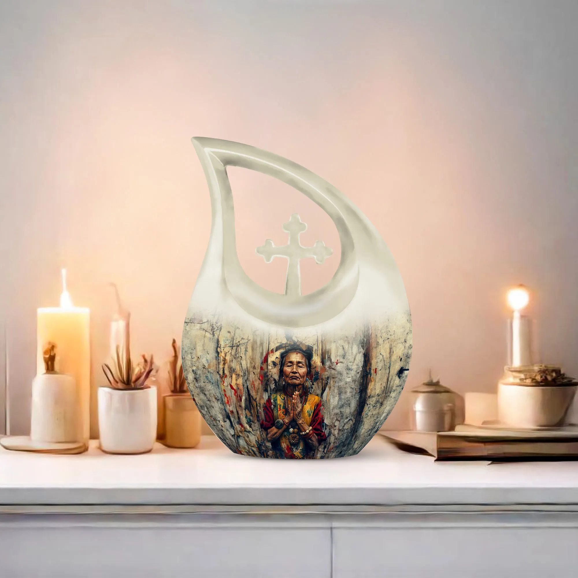 Native American Urn - Unique Memorial Urn for Ashes