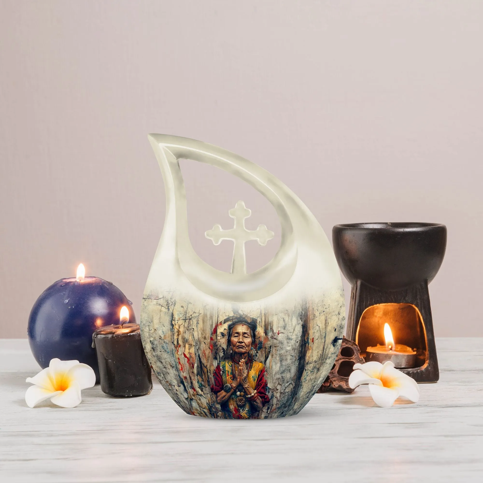Native American Urn - Unique Memorial Urn for Ashes