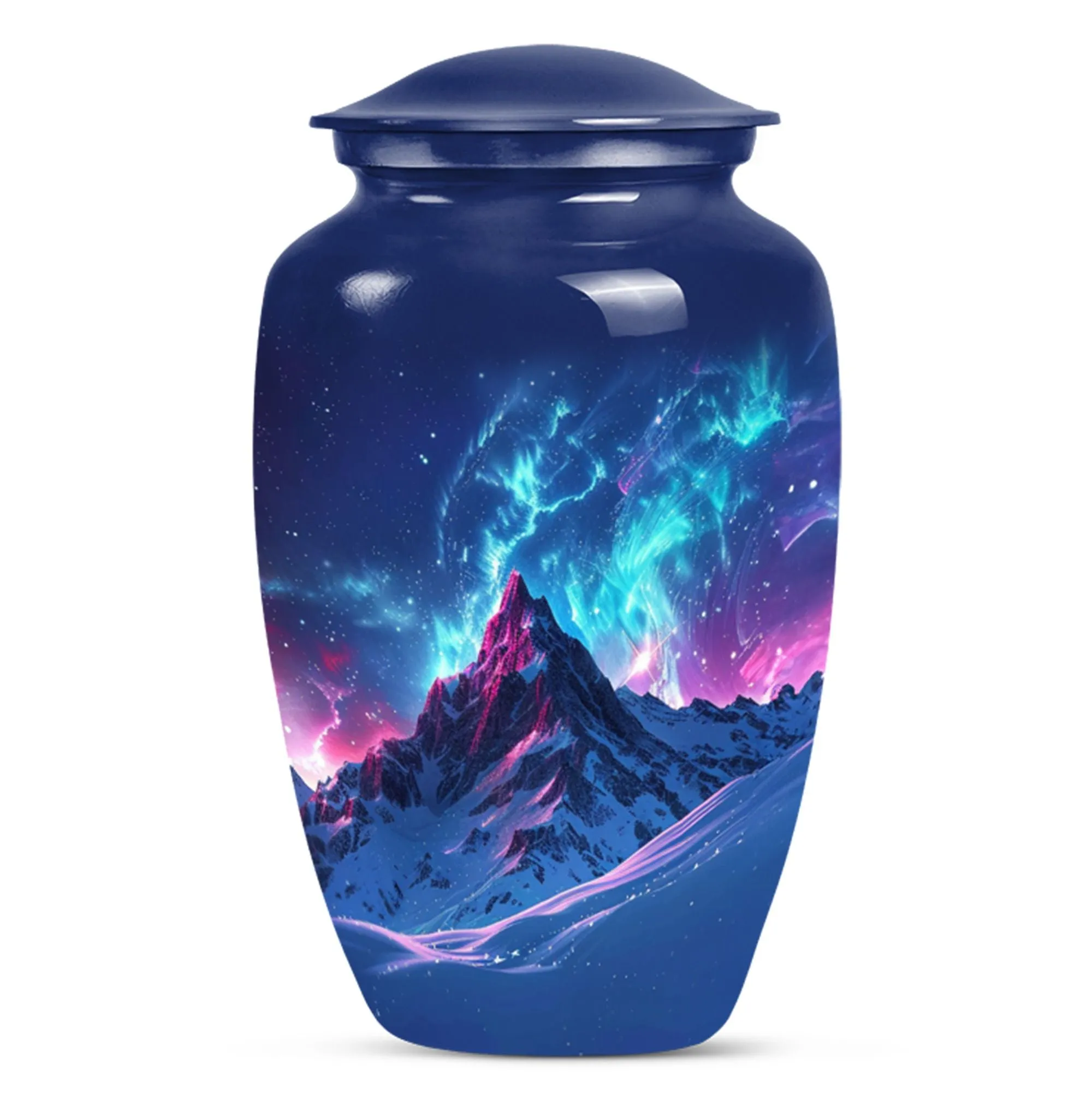 Northern Lights Memorial Keepsake - Classic Cremation Urn