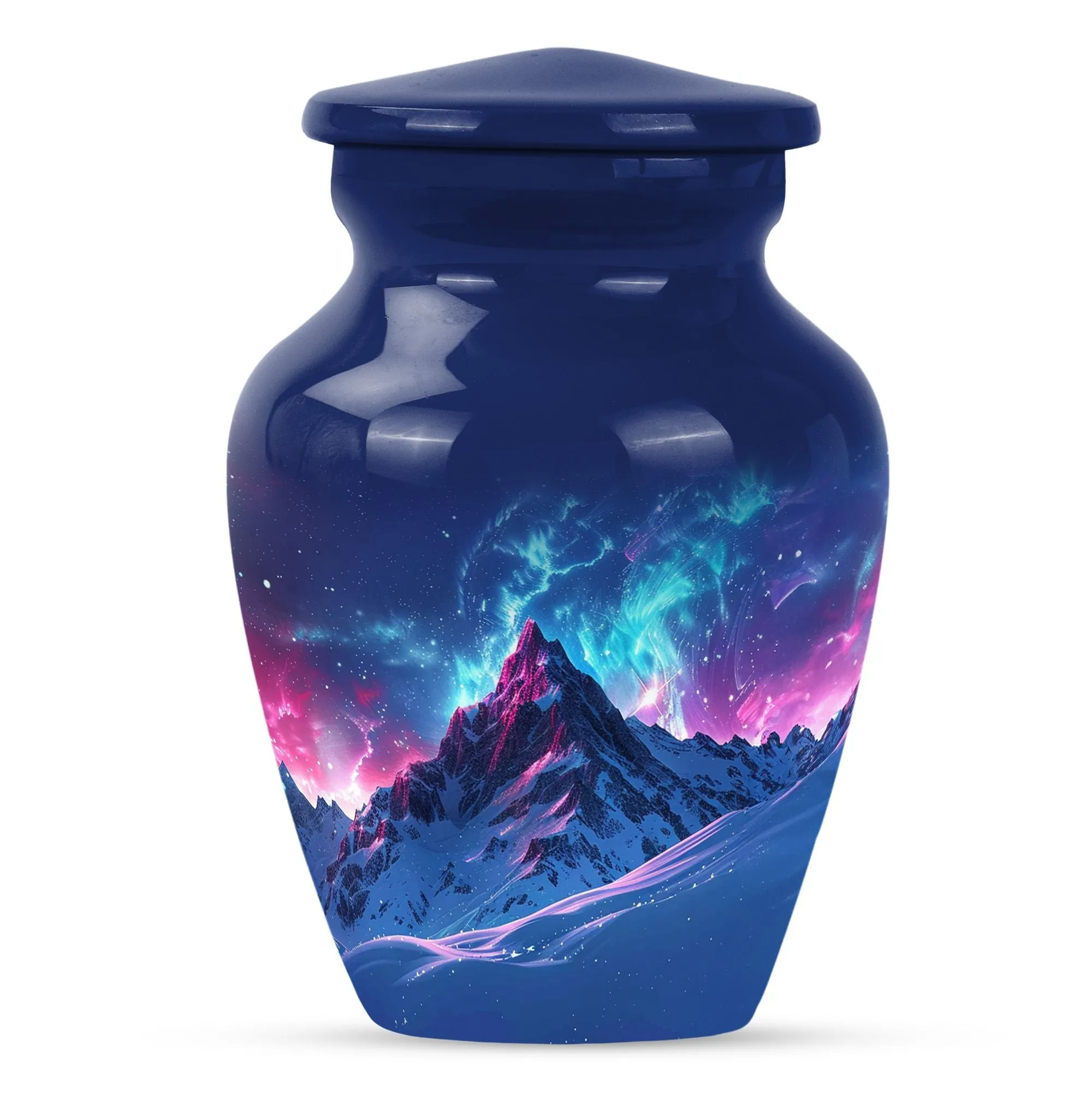 Northern Lights Memorial Keepsake - Classic Cremation Urn