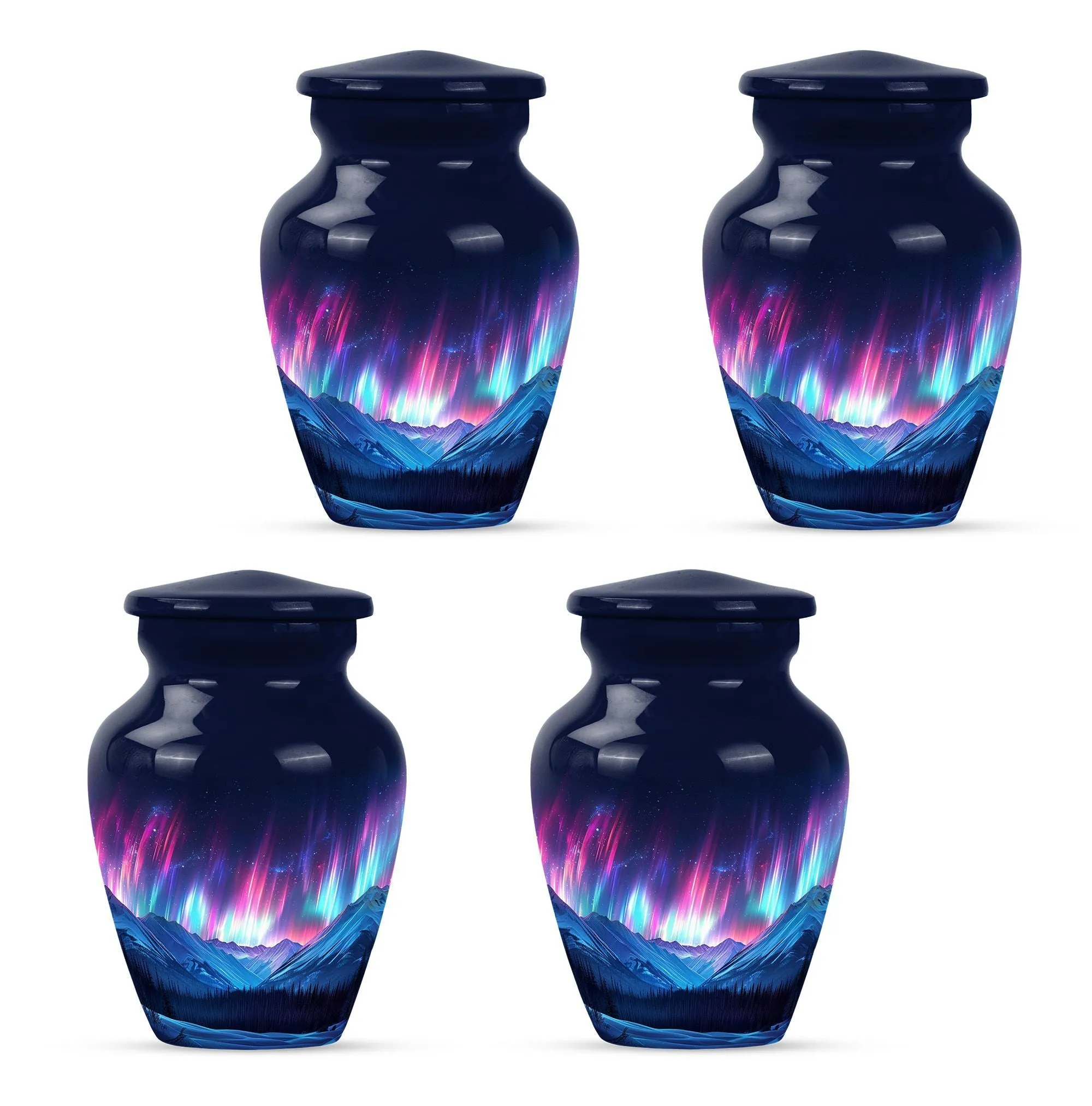 Northern Lights Men's Cremation Urn - Touch of Eternity Memorial
