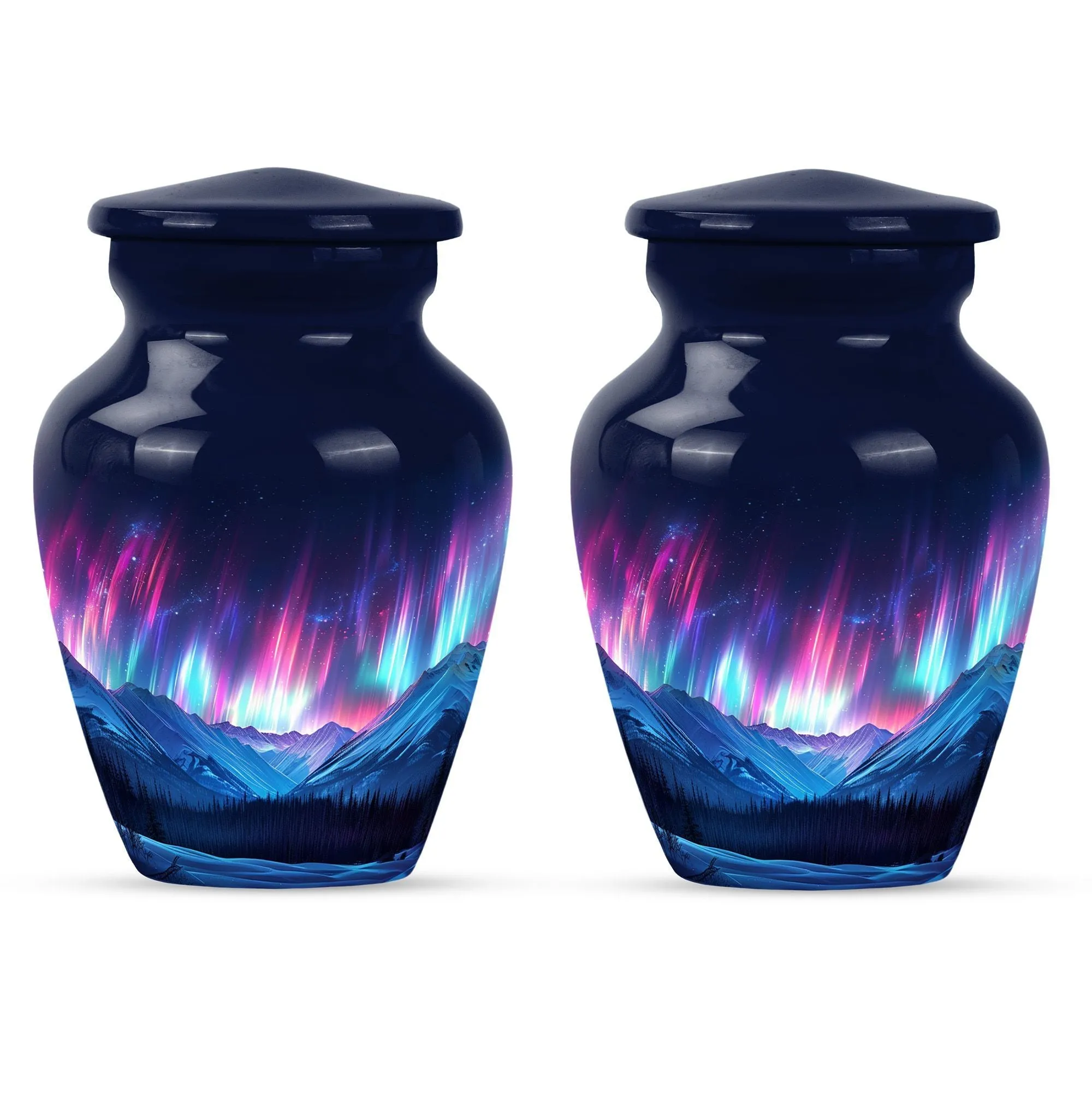 Northern Lights Men's Cremation Urn - Touch of Eternity Memorial