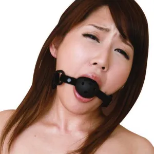 NPG - Captive Velvet Ball Gag (Black)