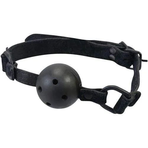 NPG - Captive Velvet Ball Gag (Black)
