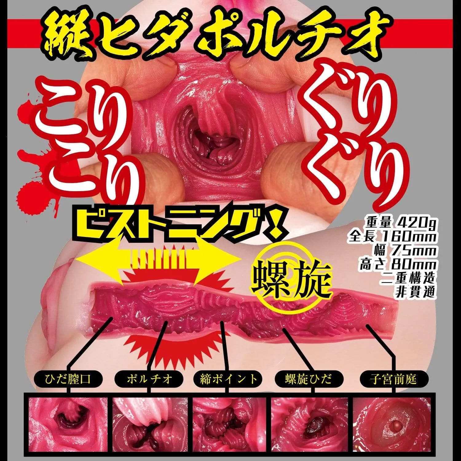 NPG - Filthy Doctor Clinic Insertion Treatment Yuria Satomi Onahole (Beige)