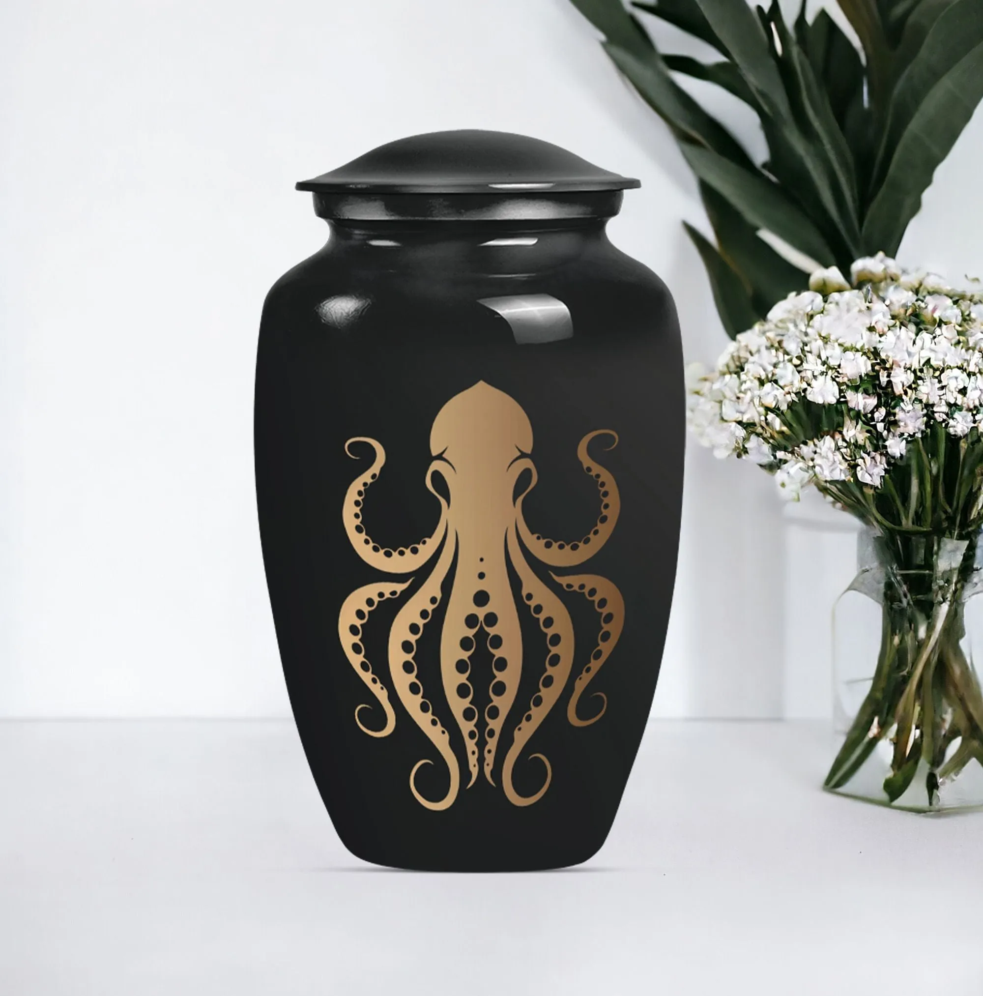 Octopus Eternity Vessel - A Cremation Tribute for Women Ashes