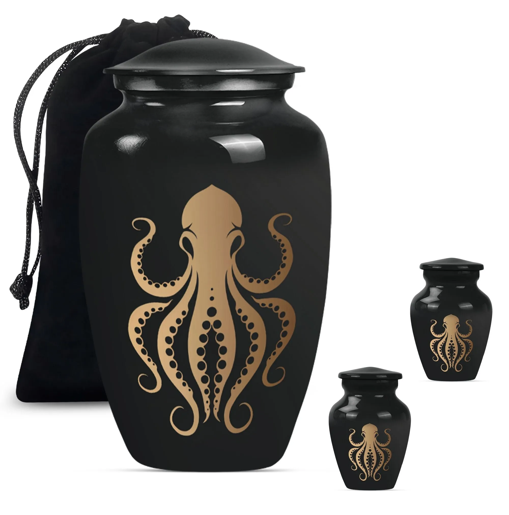 Octopus Eternity Vessel - A Cremation Tribute for Women Ashes