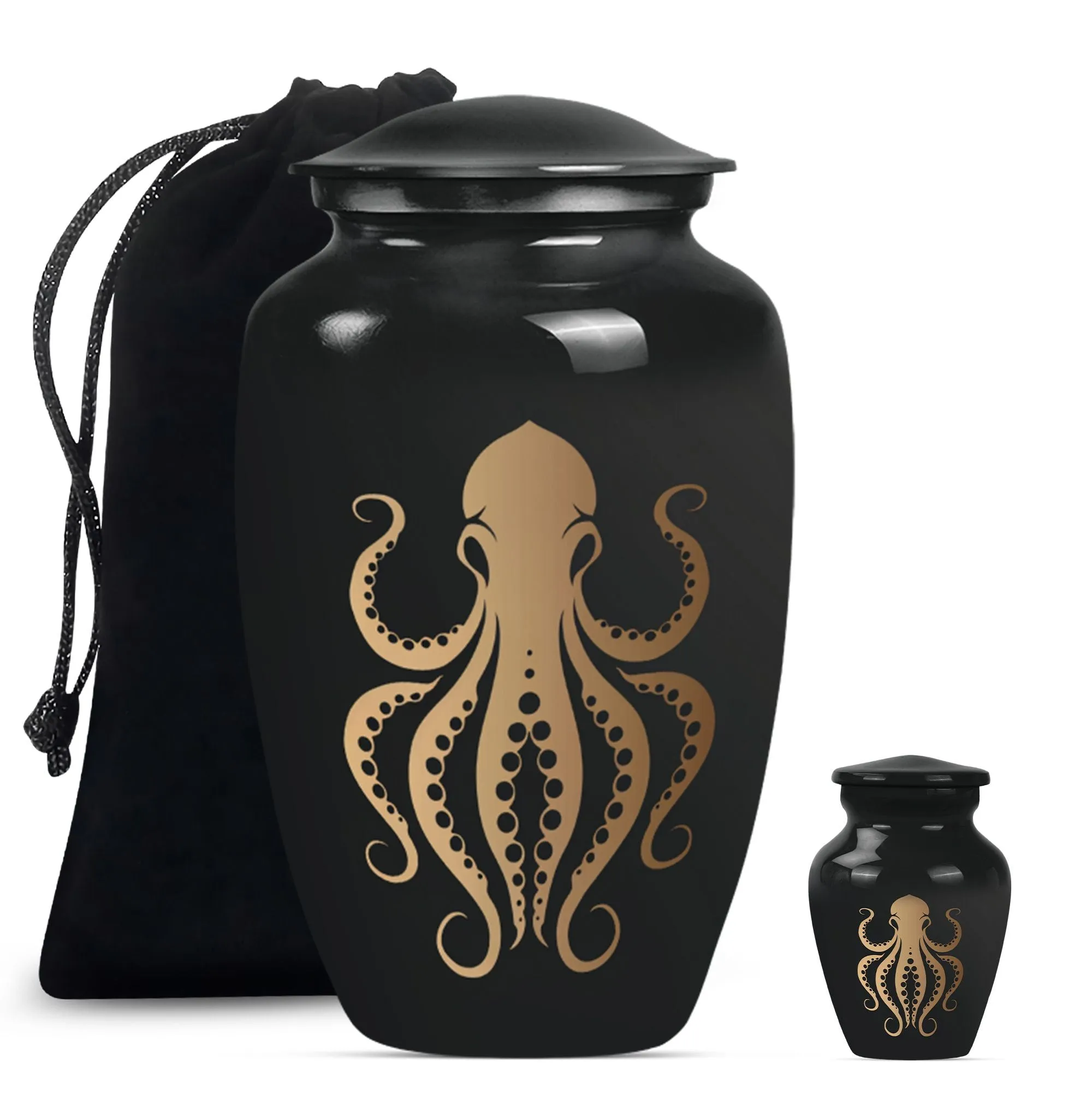 Octopus Eternity Vessel - A Cremation Tribute for Women Ashes