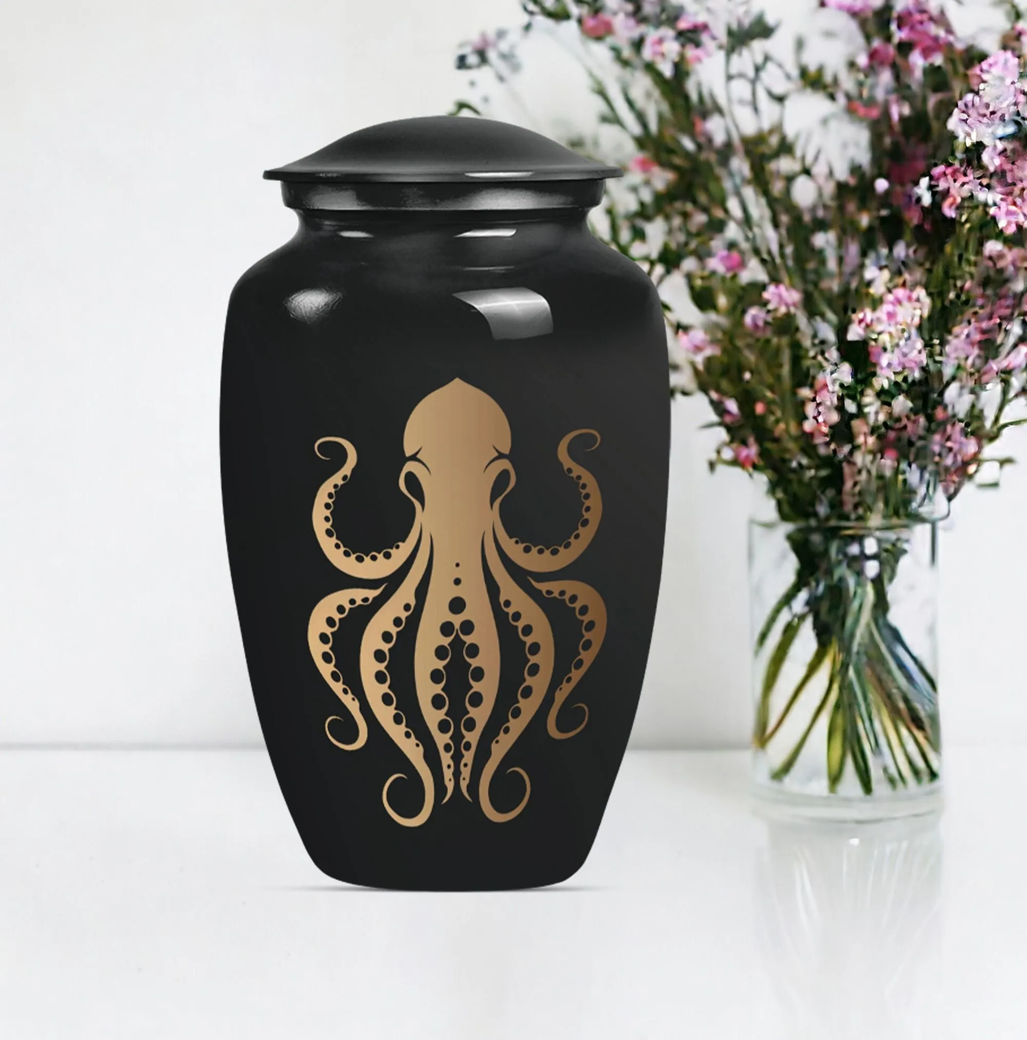 Octopus Eternity Vessel - A Cremation Tribute for Women Ashes