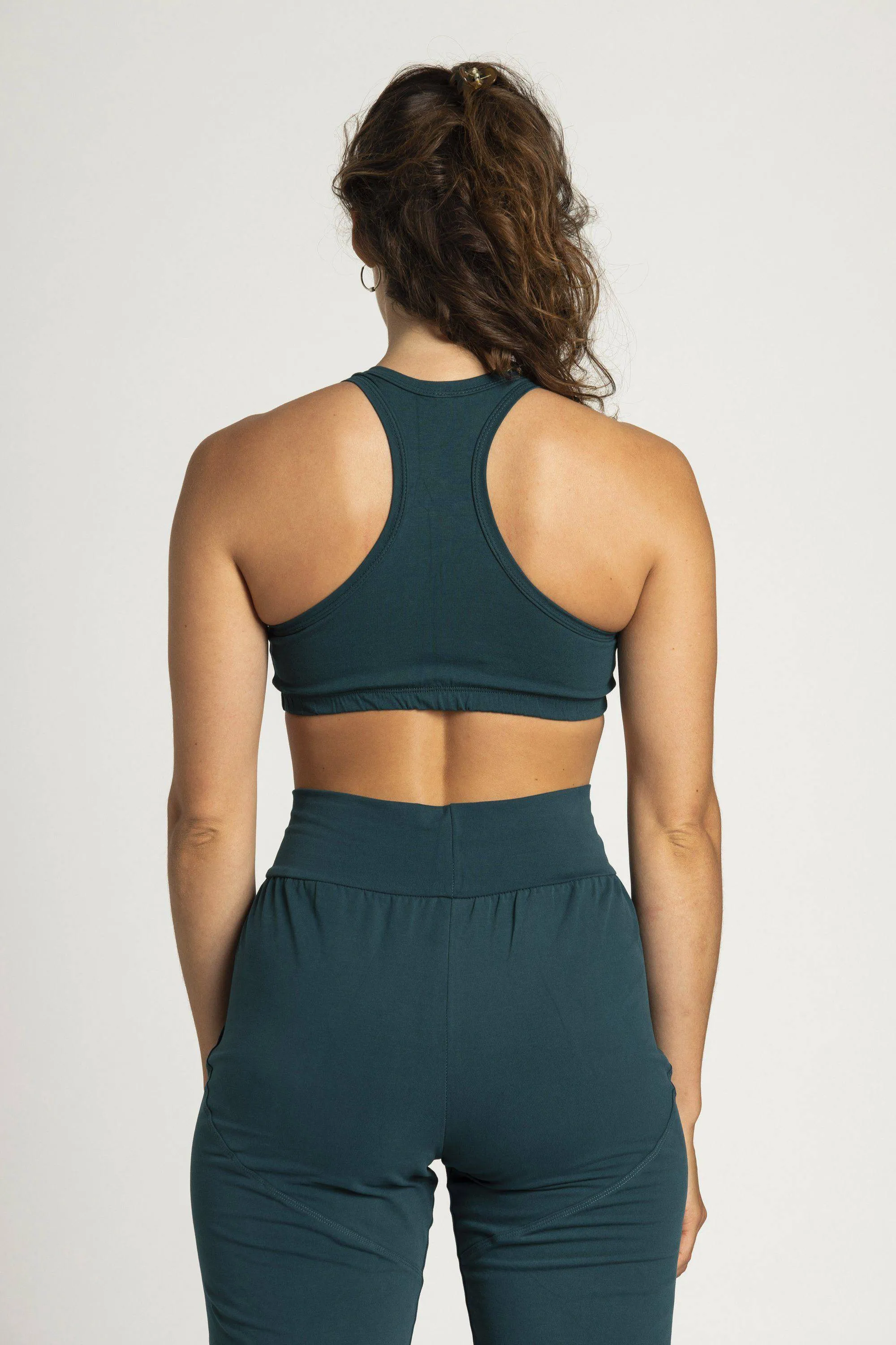 Organic Cotton Racer-Back Bra