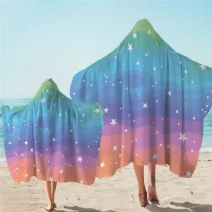 Over the Rainbow Hooded Towel