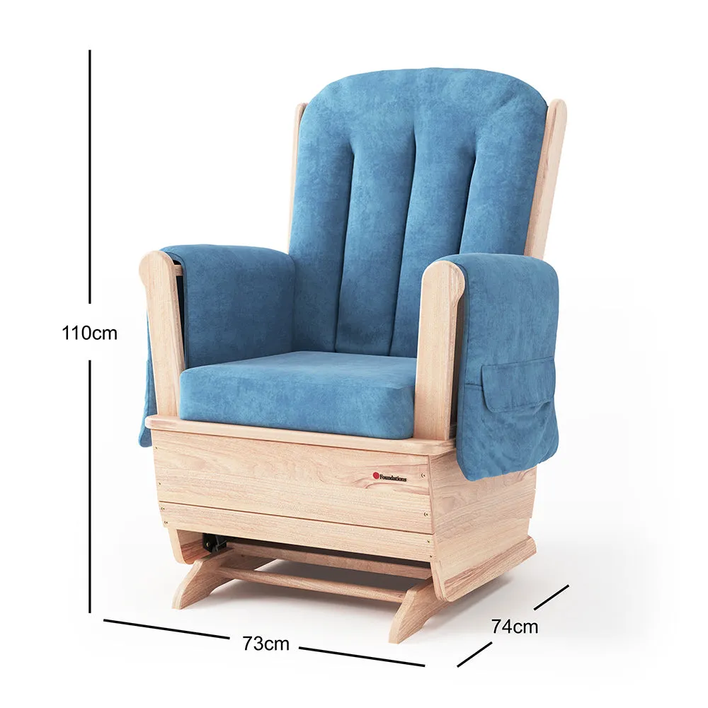 Oversized Glider Rocker Chair