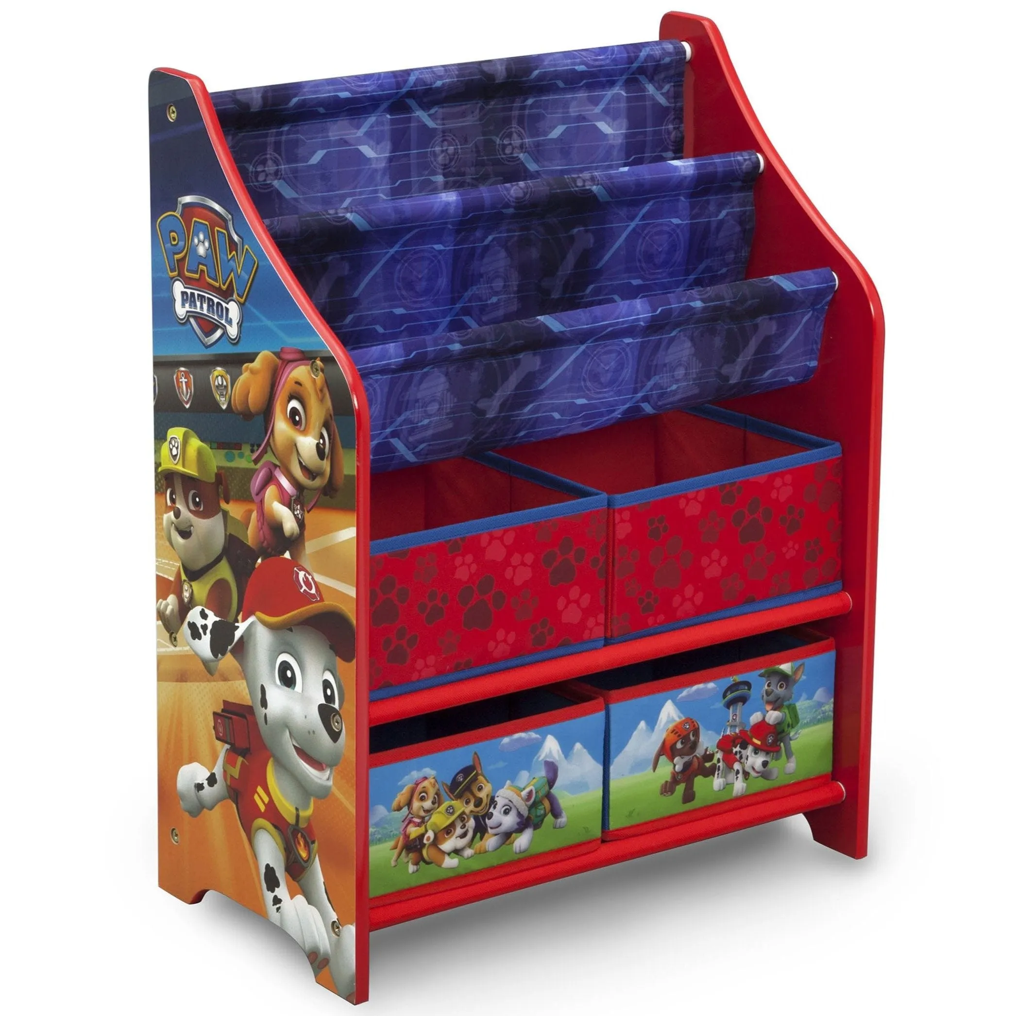 PAW Patrol Book and Toy Organizer