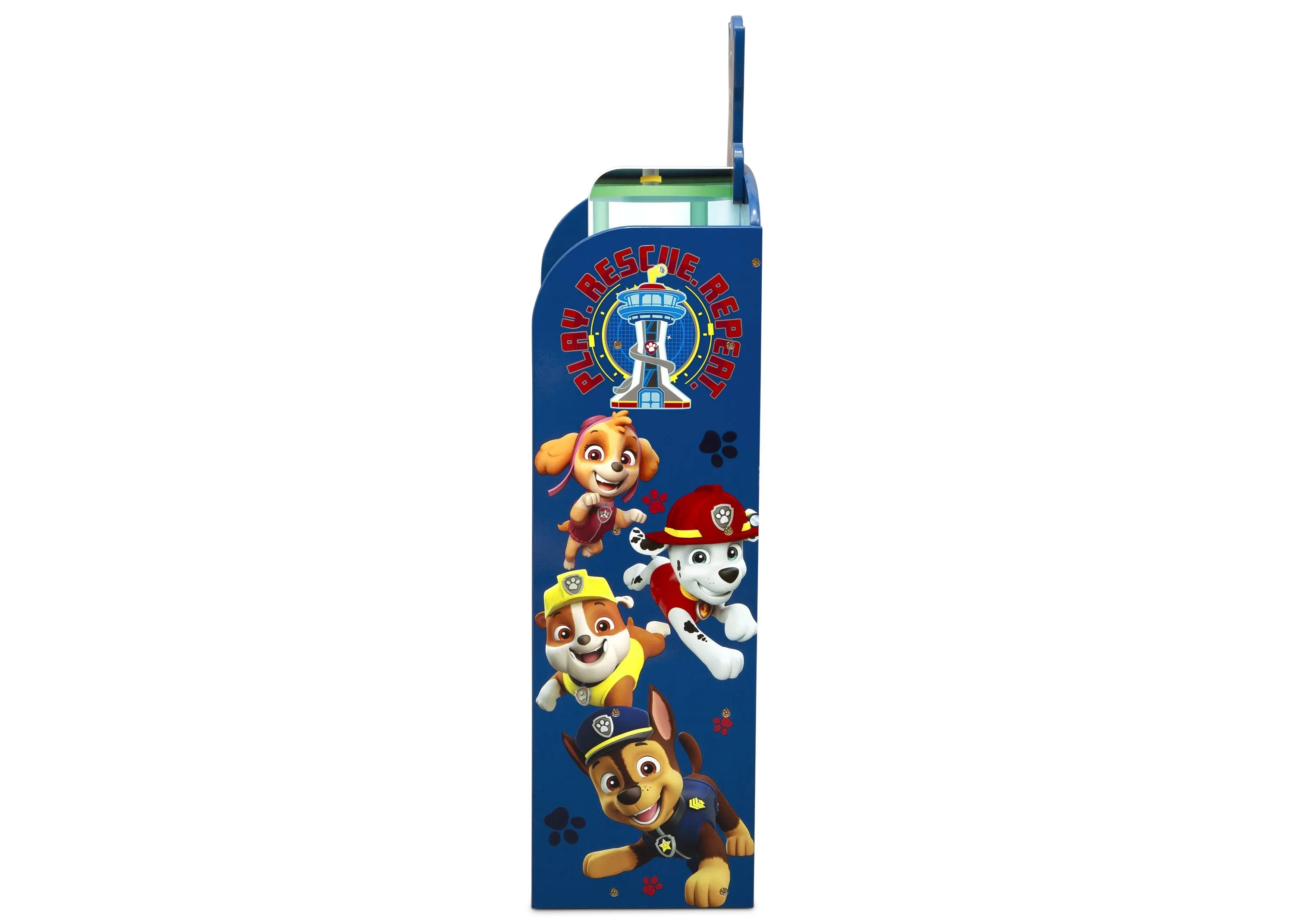 PAW Patrol Wooden Playhouse 4-Shelf Bookcase