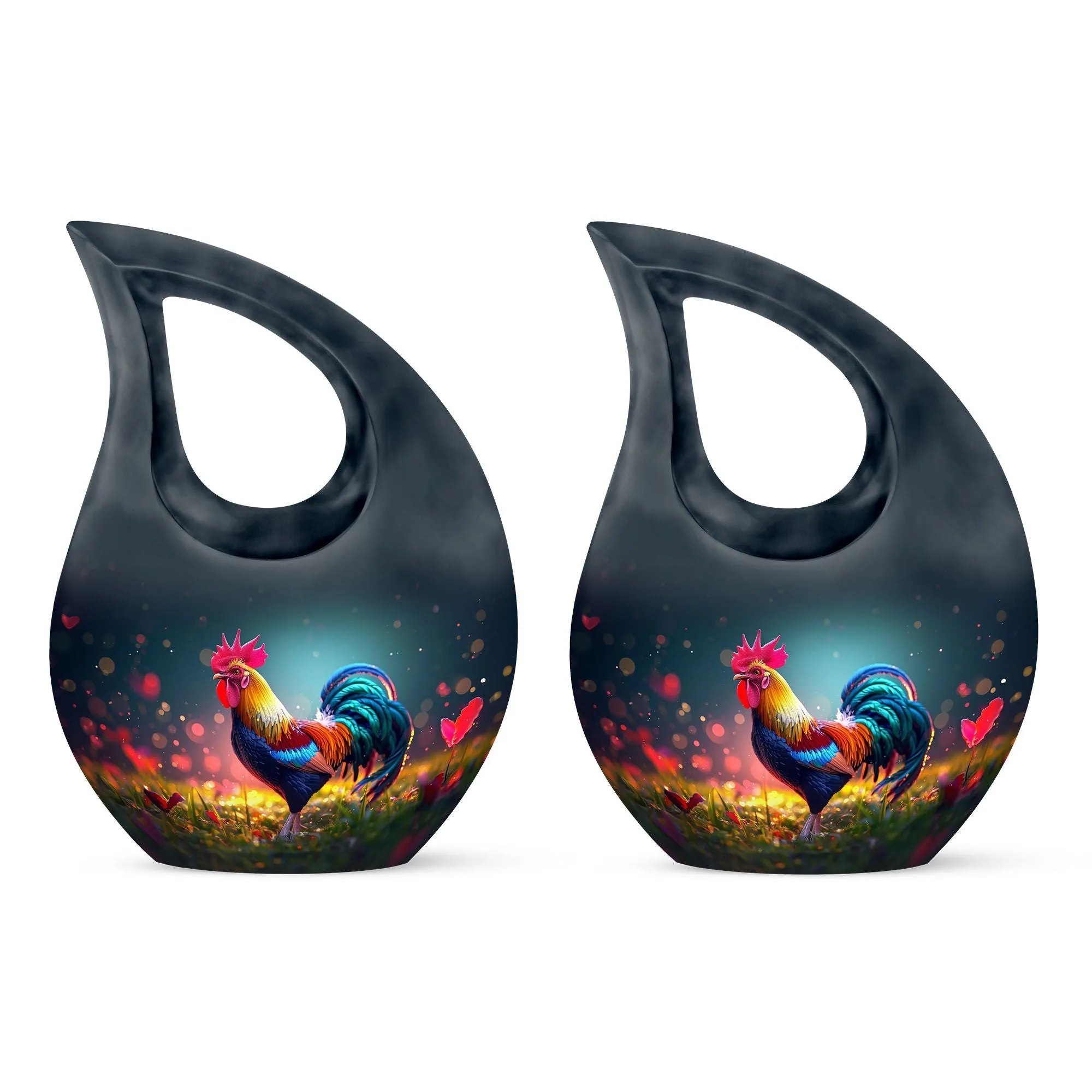 Peace Chicken Urn modern urn for human ashes cremation urn