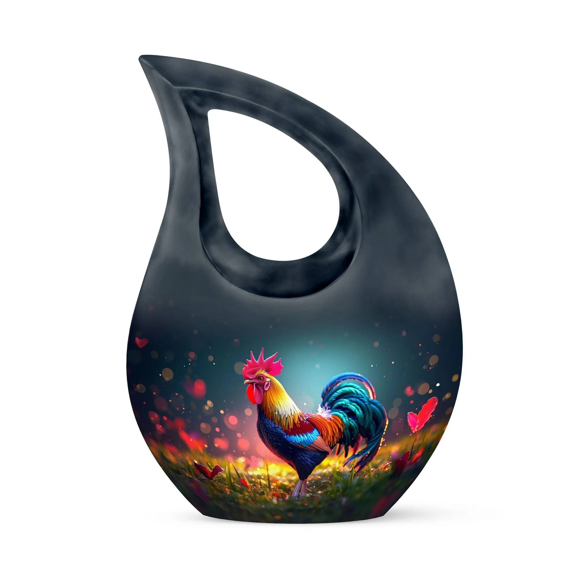Peace Chicken Urn modern urn for human ashes cremation urn