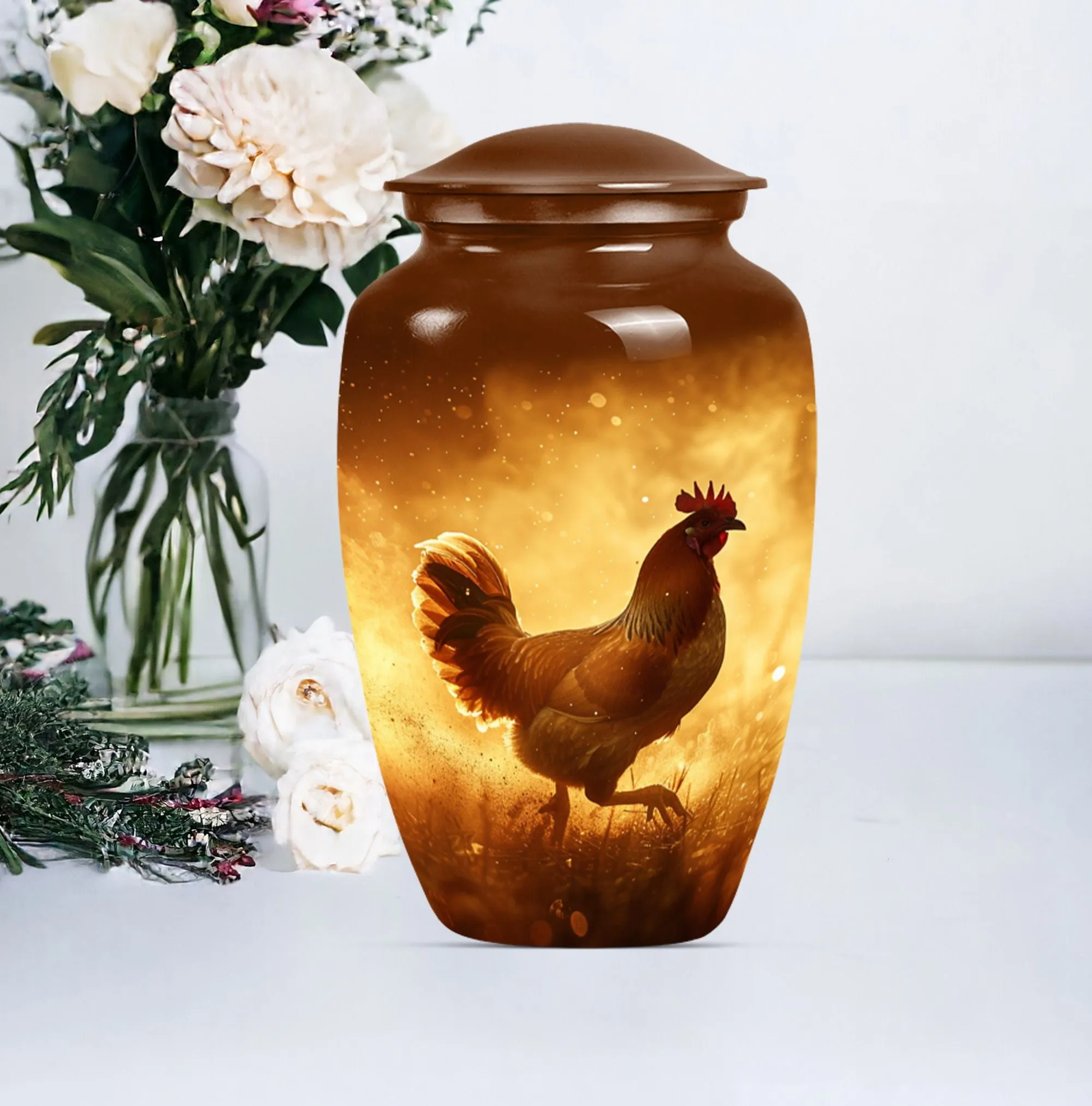 Peaceful Serenity Chicken Urn - A Timeless Tribute to Loved Ones