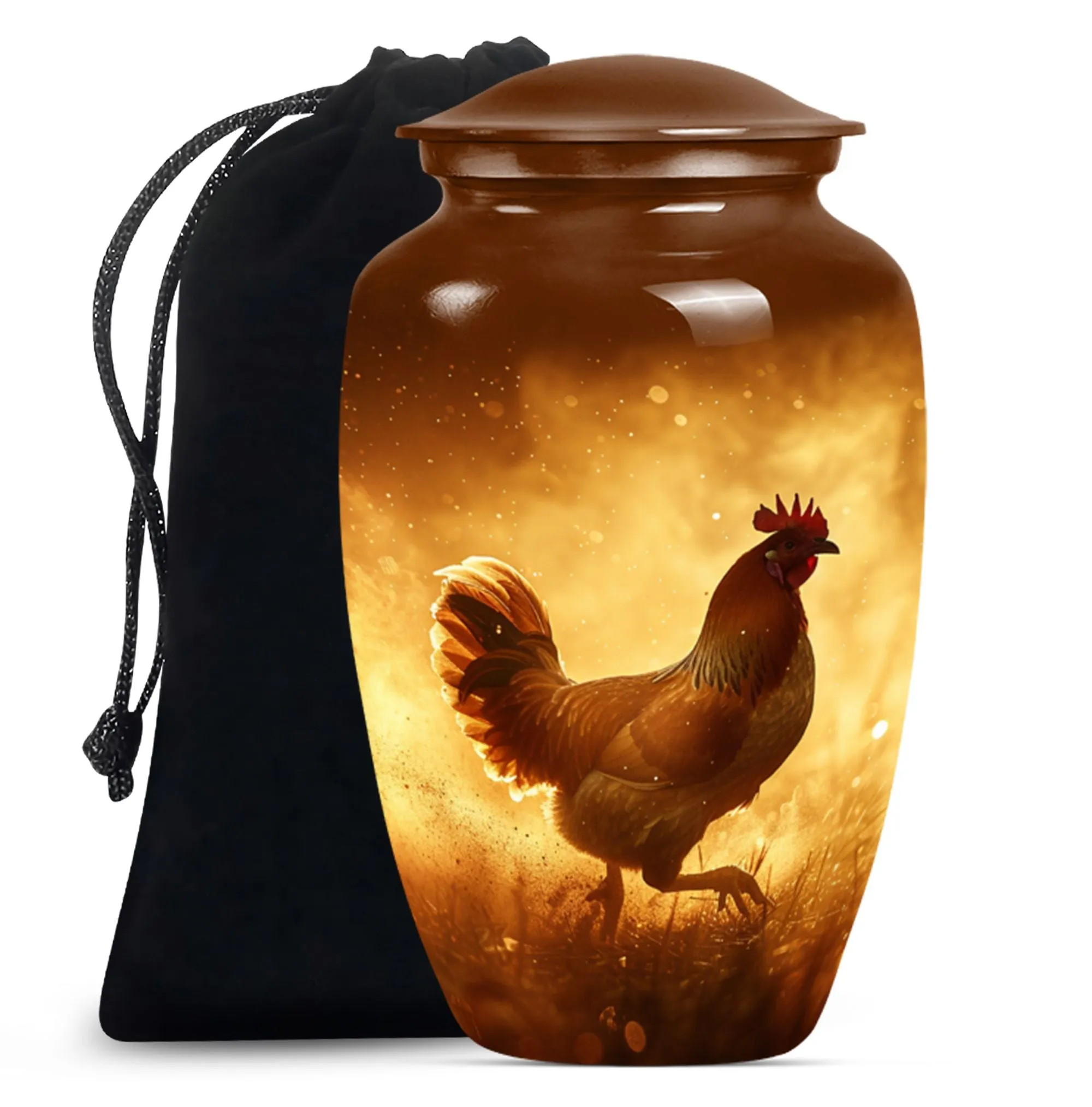 Peaceful Serenity Chicken Urn - A Timeless Tribute to Loved Ones