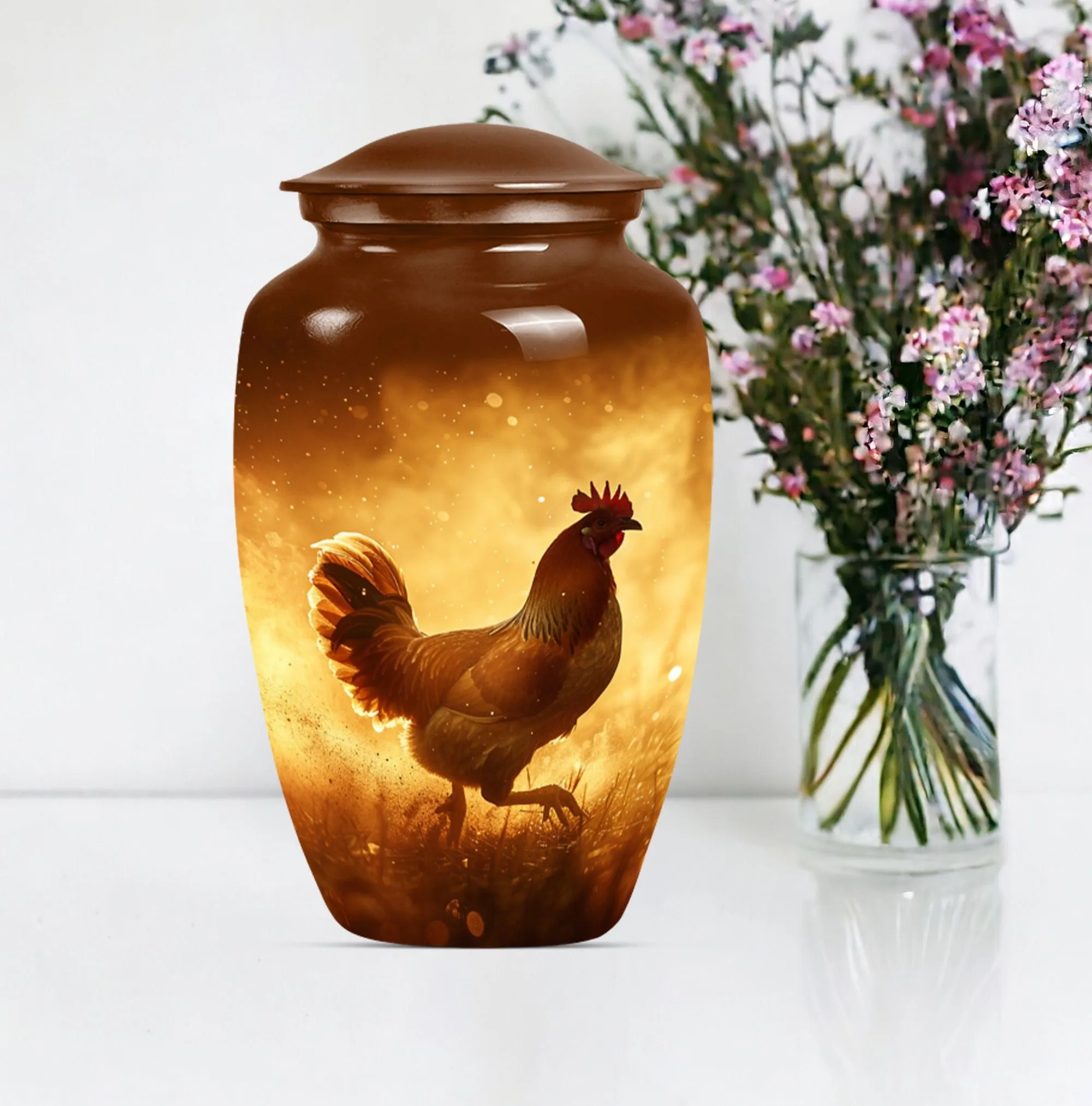 Peaceful Serenity Chicken Urn - A Timeless Tribute to Loved Ones