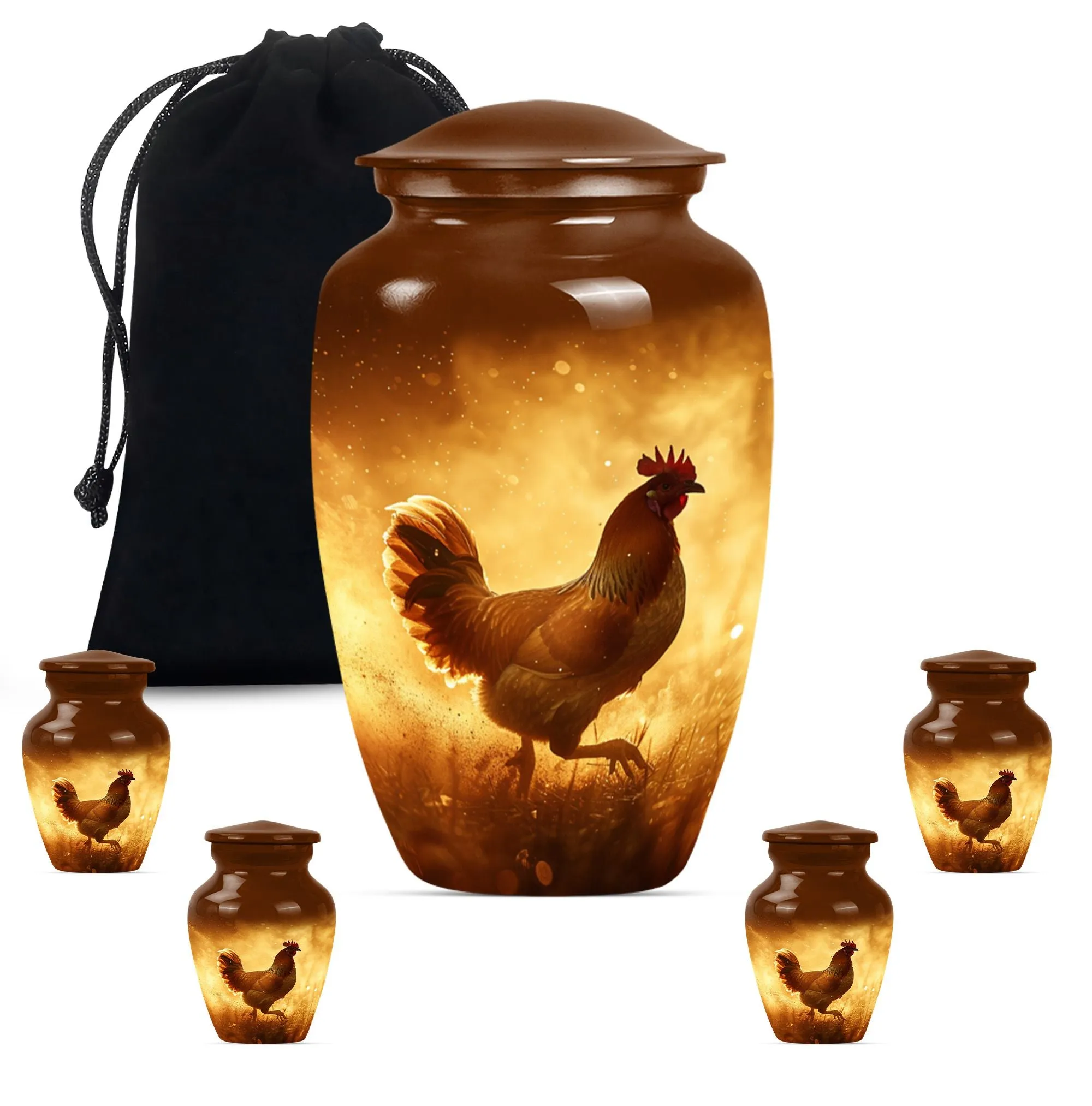 Peaceful Serenity Chicken Urn - A Timeless Tribute to Loved Ones