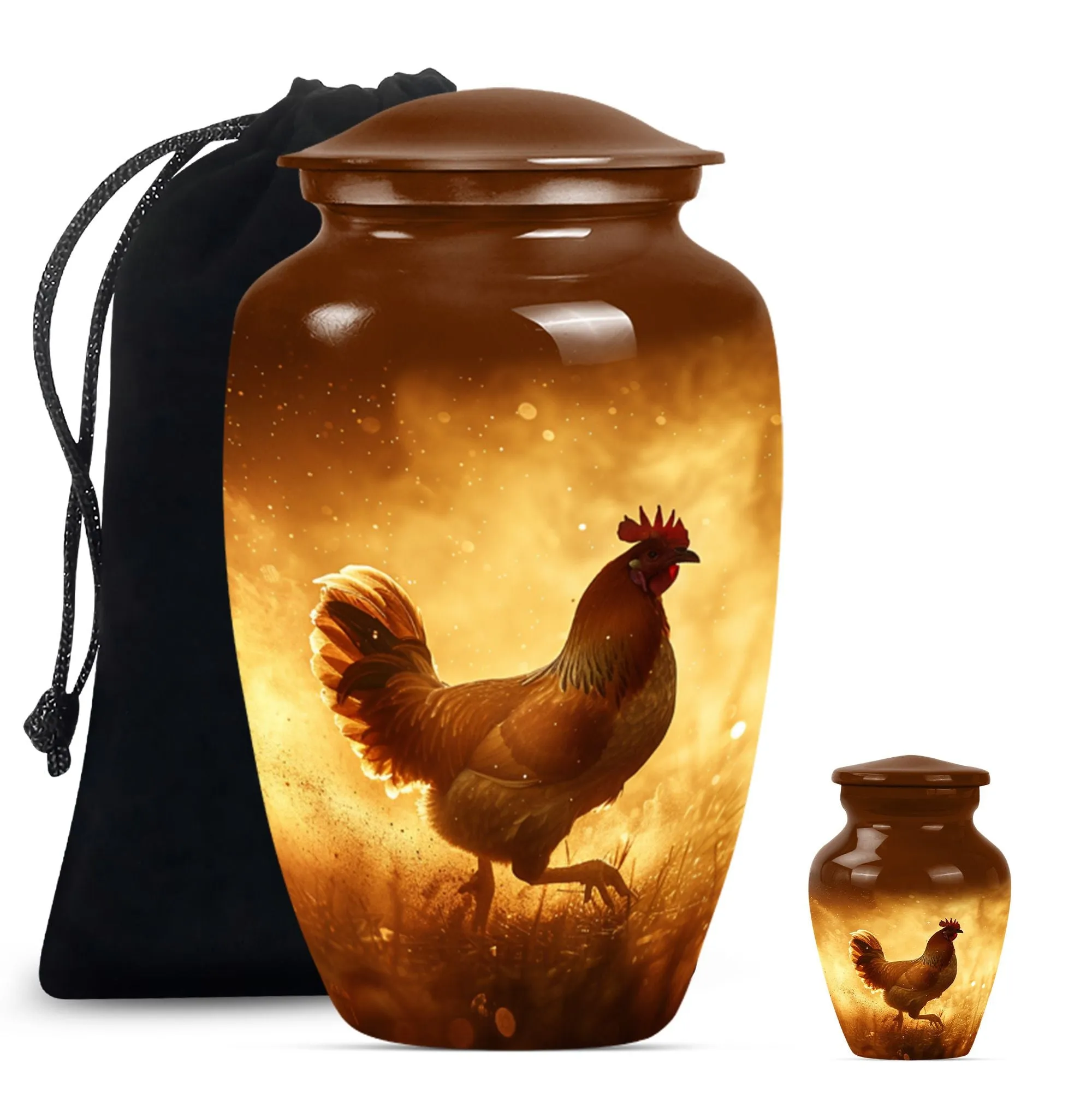 Peaceful Serenity Chicken Urn - A Timeless Tribute to Loved Ones