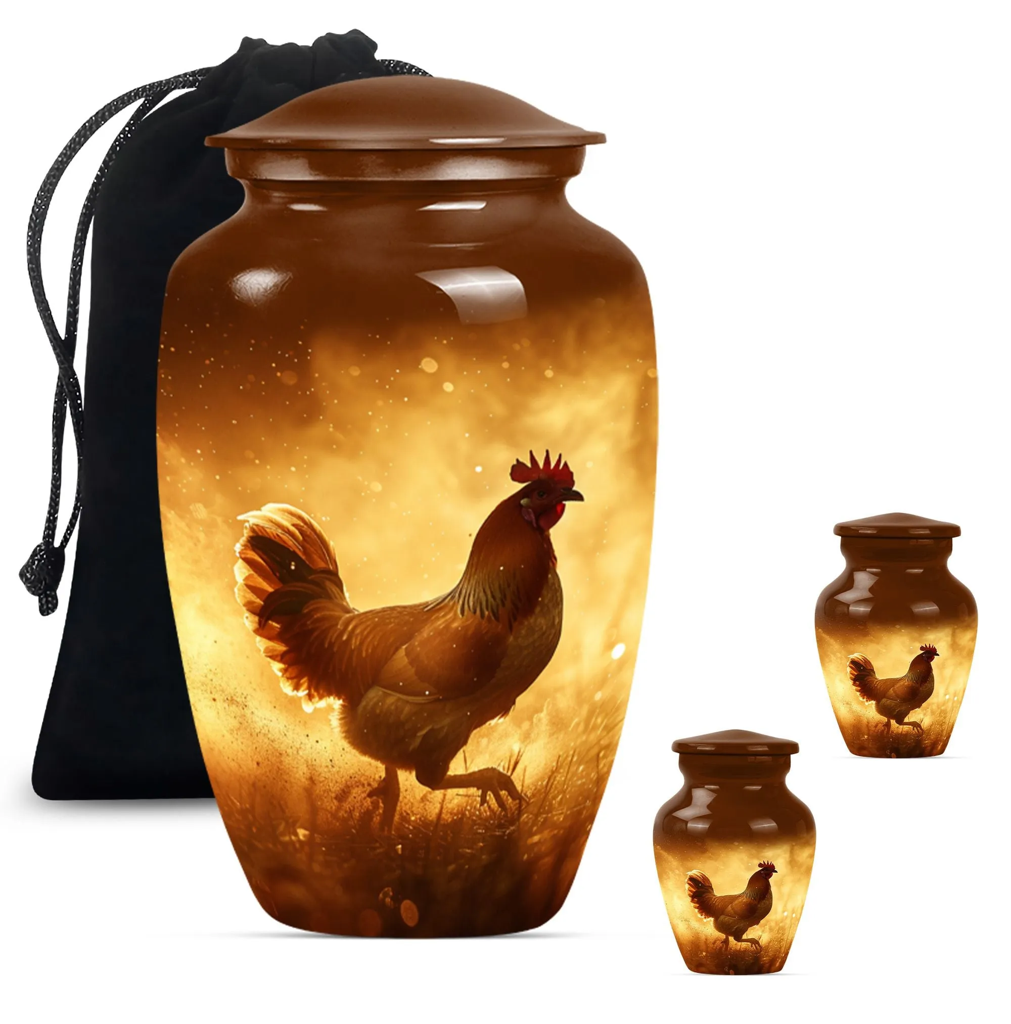 Peaceful Serenity Chicken Urn - A Timeless Tribute to Loved Ones