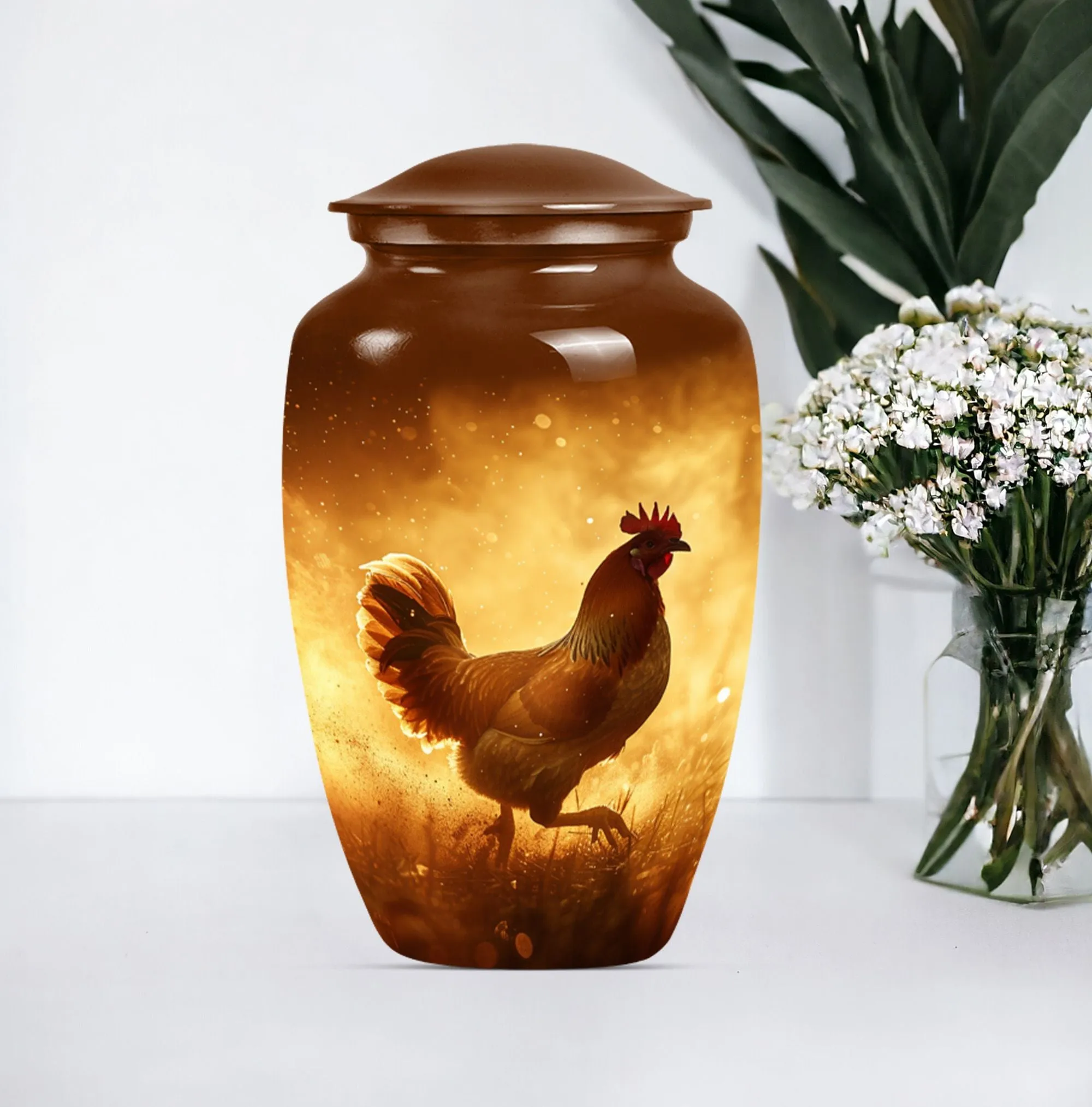 Peaceful Serenity Chicken Urn - A Timeless Tribute to Loved Ones