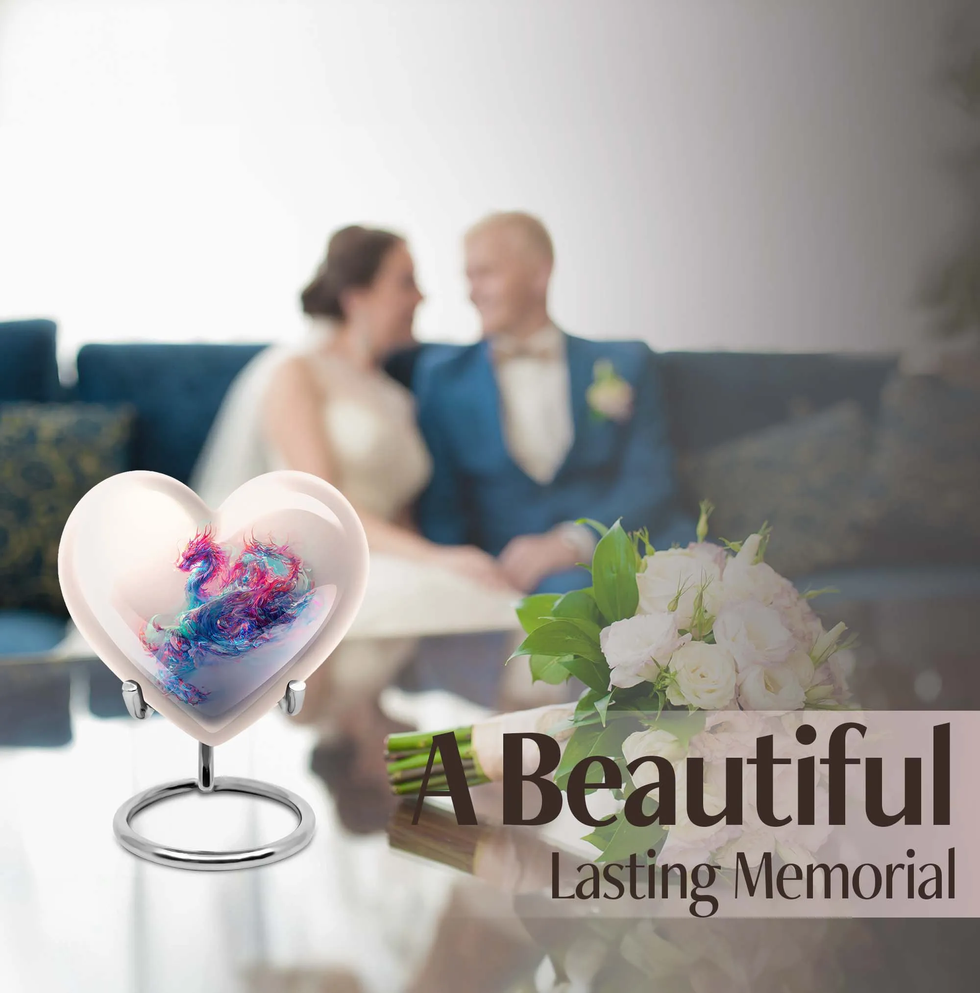 PreservHeart - Dragon Themed Customizable Cremation Urn