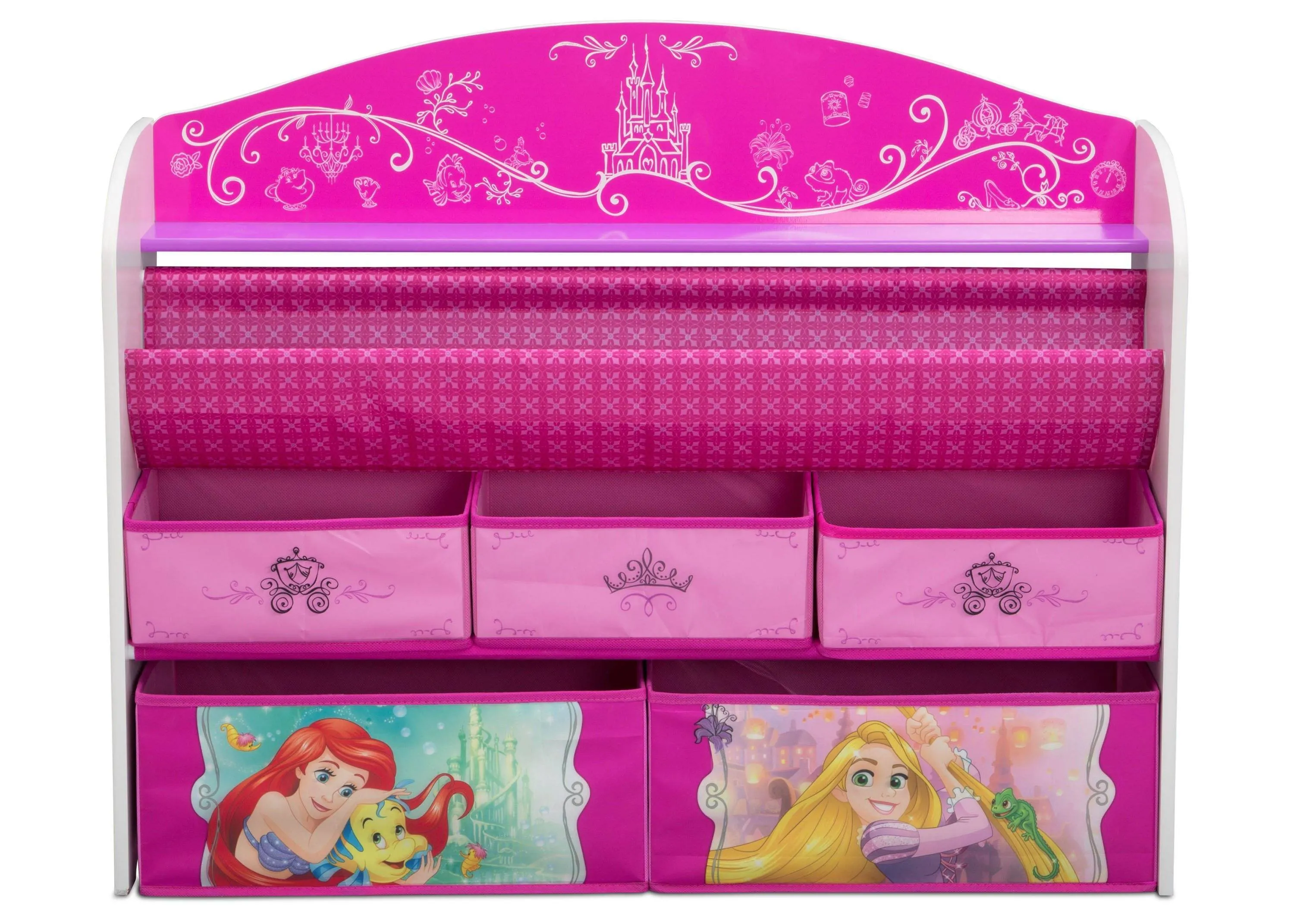 Princess Deluxe Book & Toy Organizer