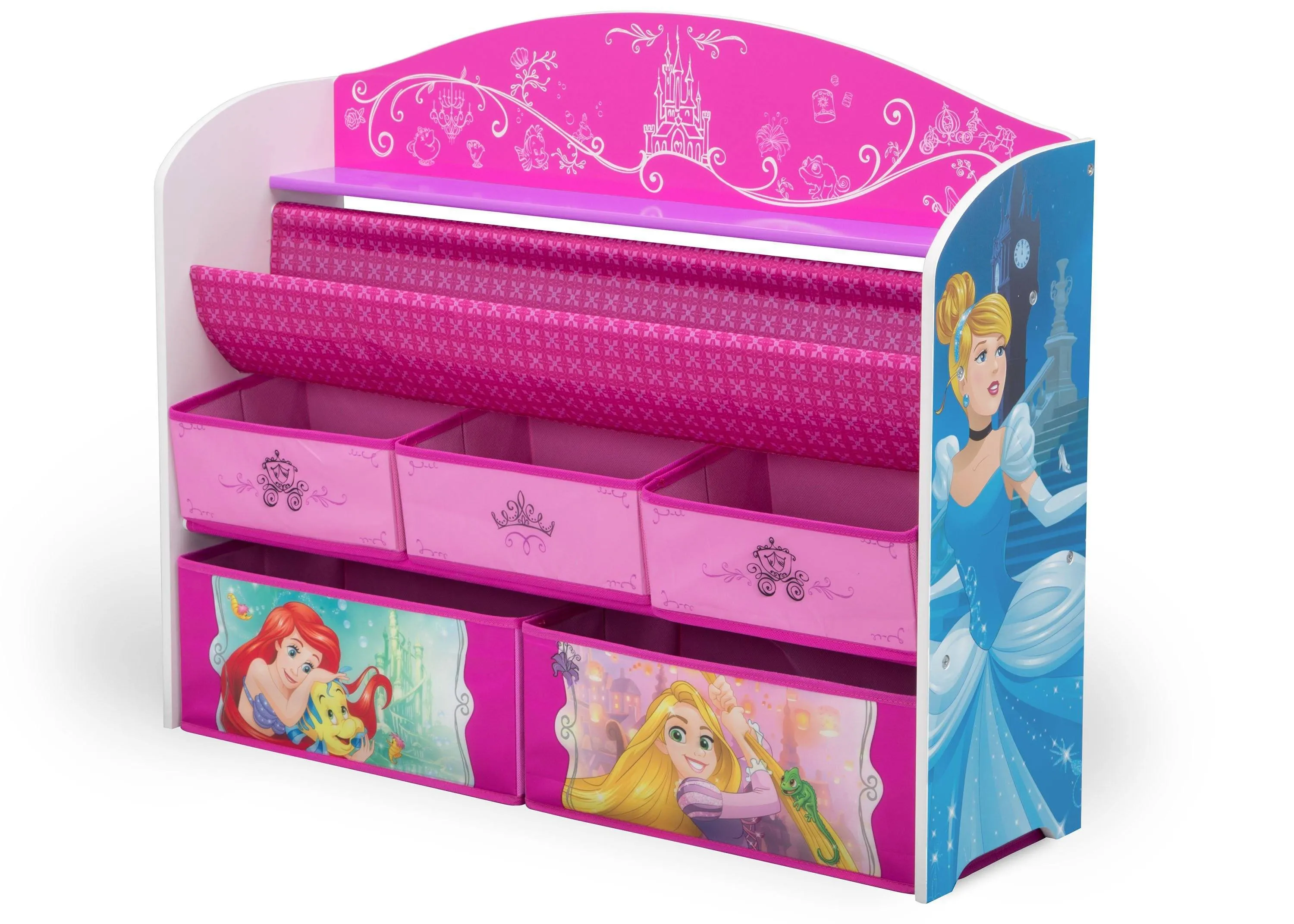 Princess Deluxe Book & Toy Organizer