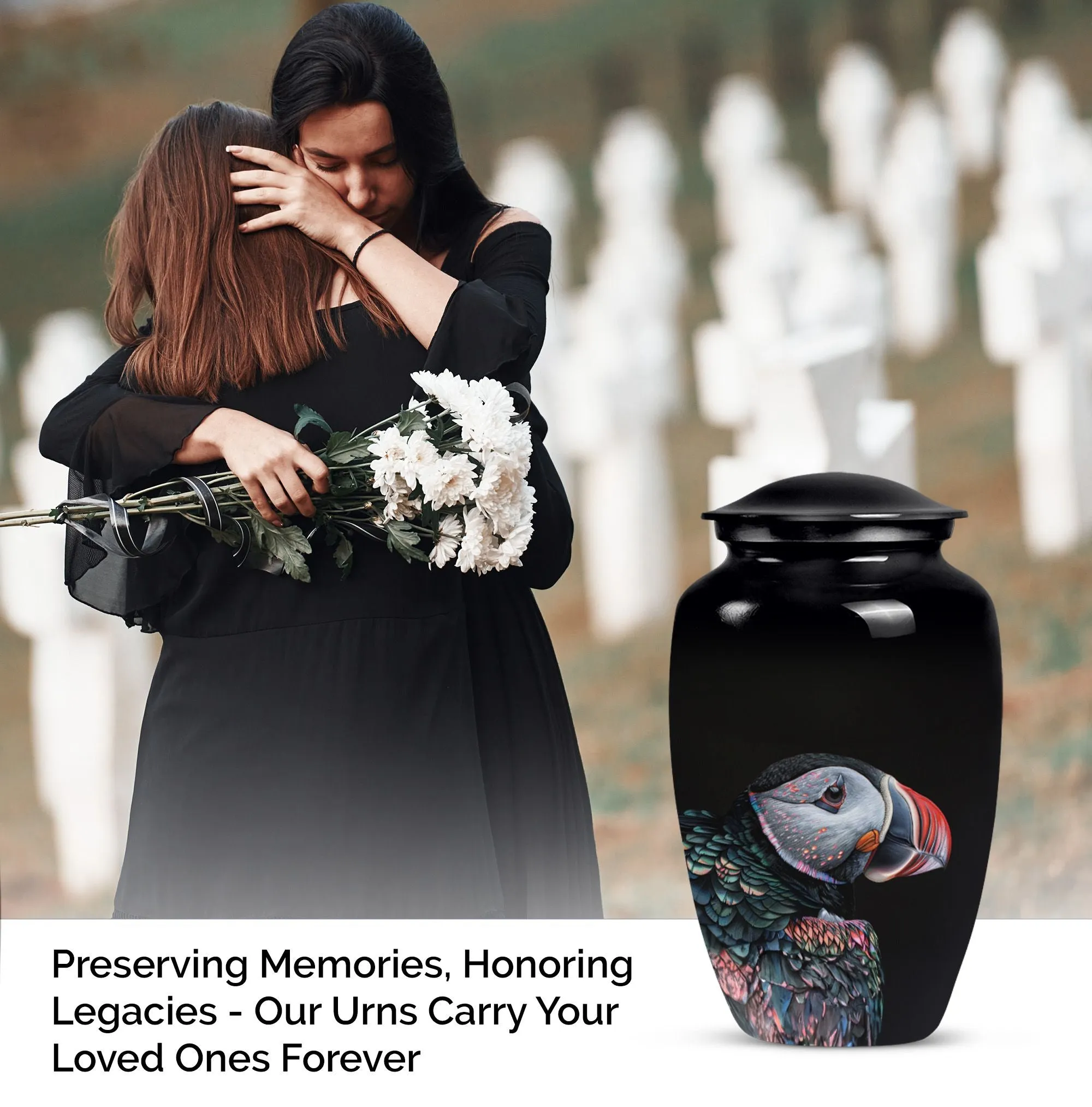 Puffin Bird Cremation Urn: A Subtle Homage to Your Beloved Mom