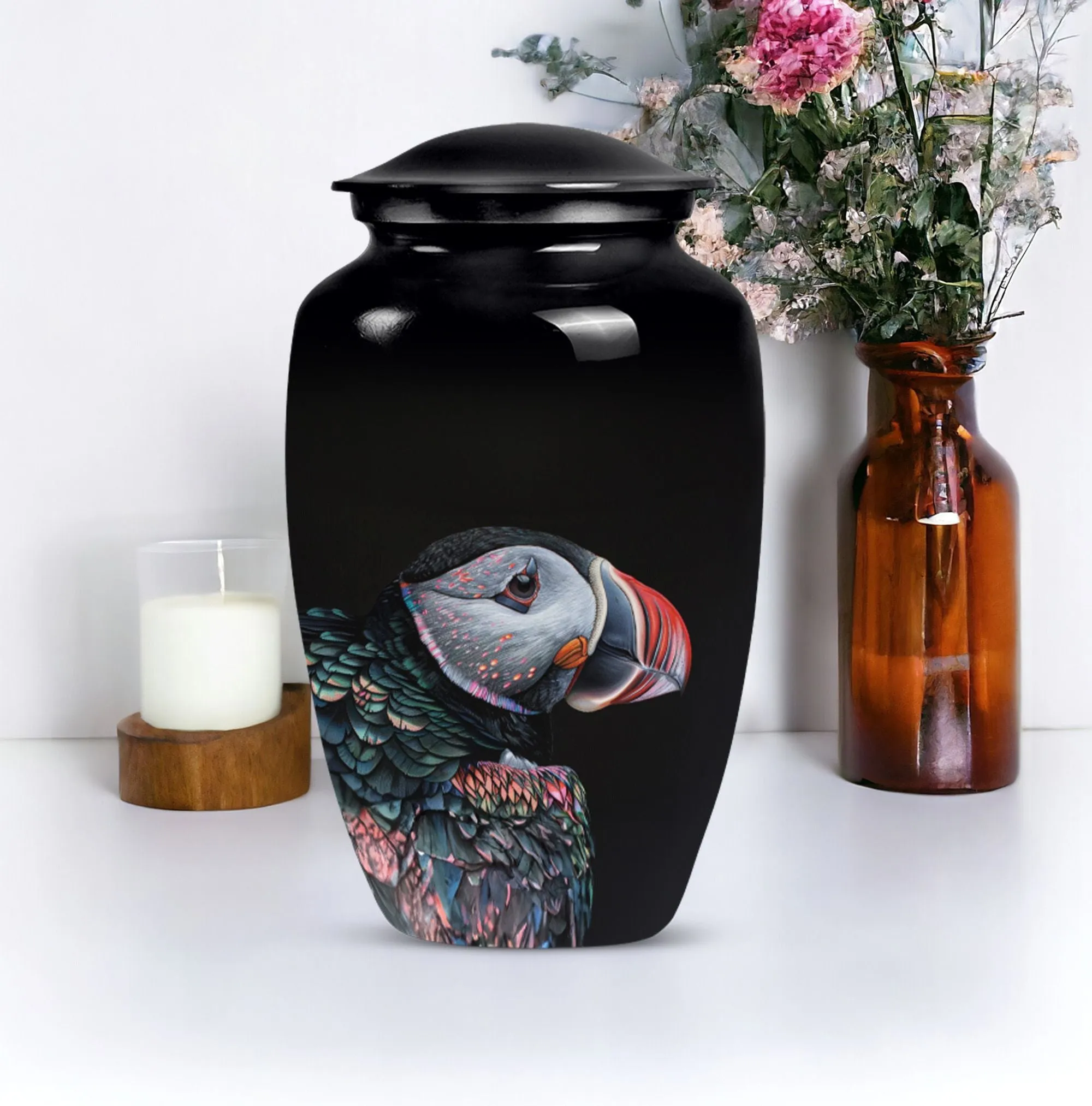 Puffin Bird Cremation Urn: A Subtle Homage to Your Beloved Mom