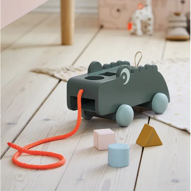 Pull Along Sorting Box - Croco