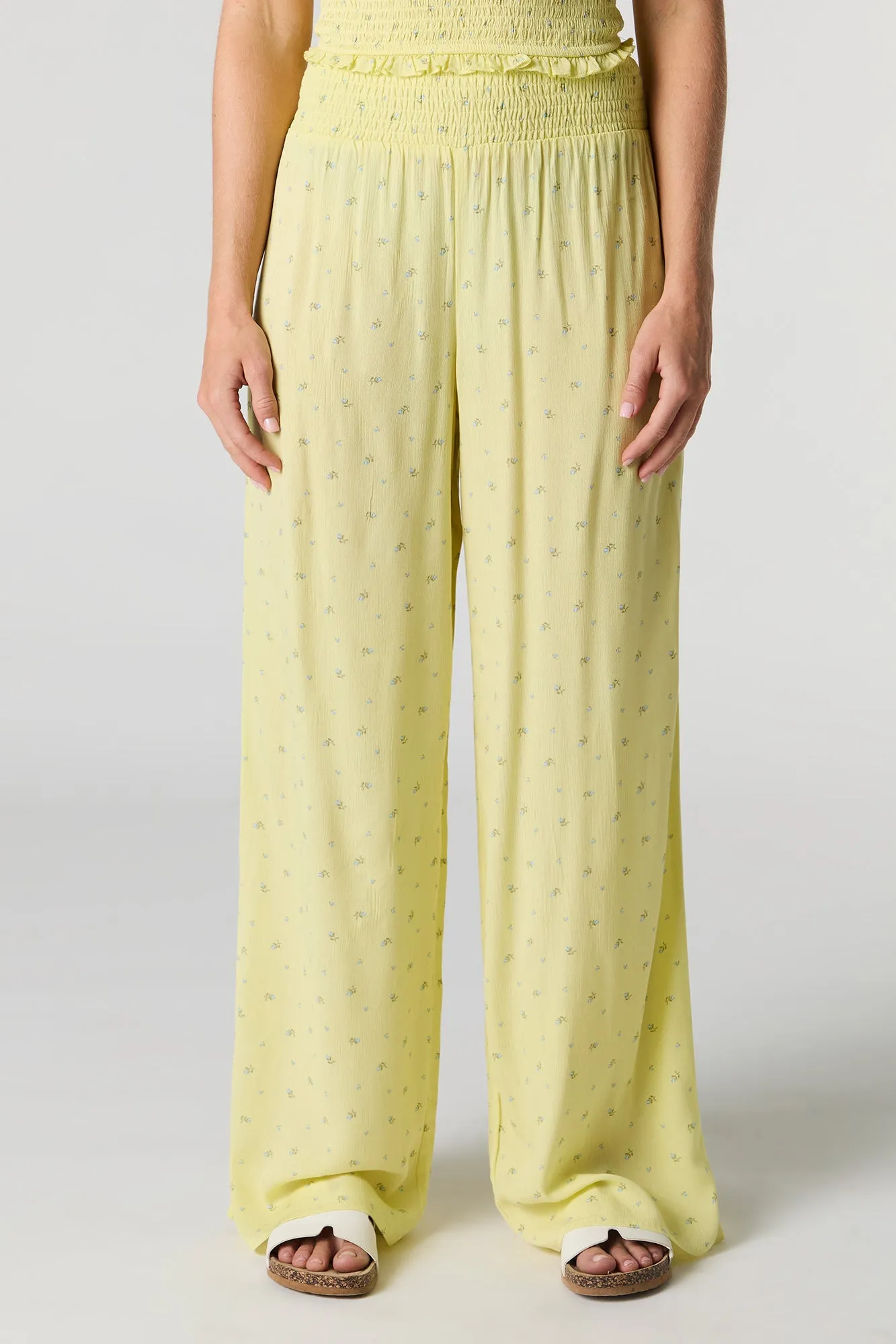 Pull On Flowy Wide Leg Pant