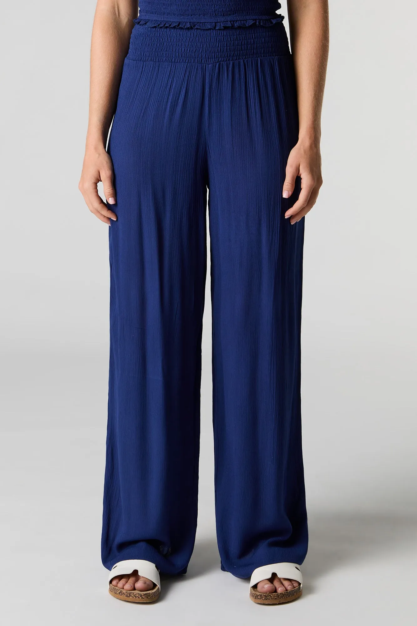 Pull On Flowy Wide Leg Pant