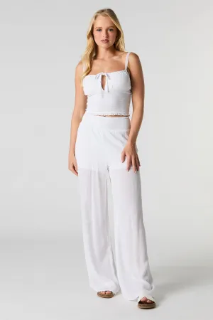 Pull On Flowy Wide Leg Pant