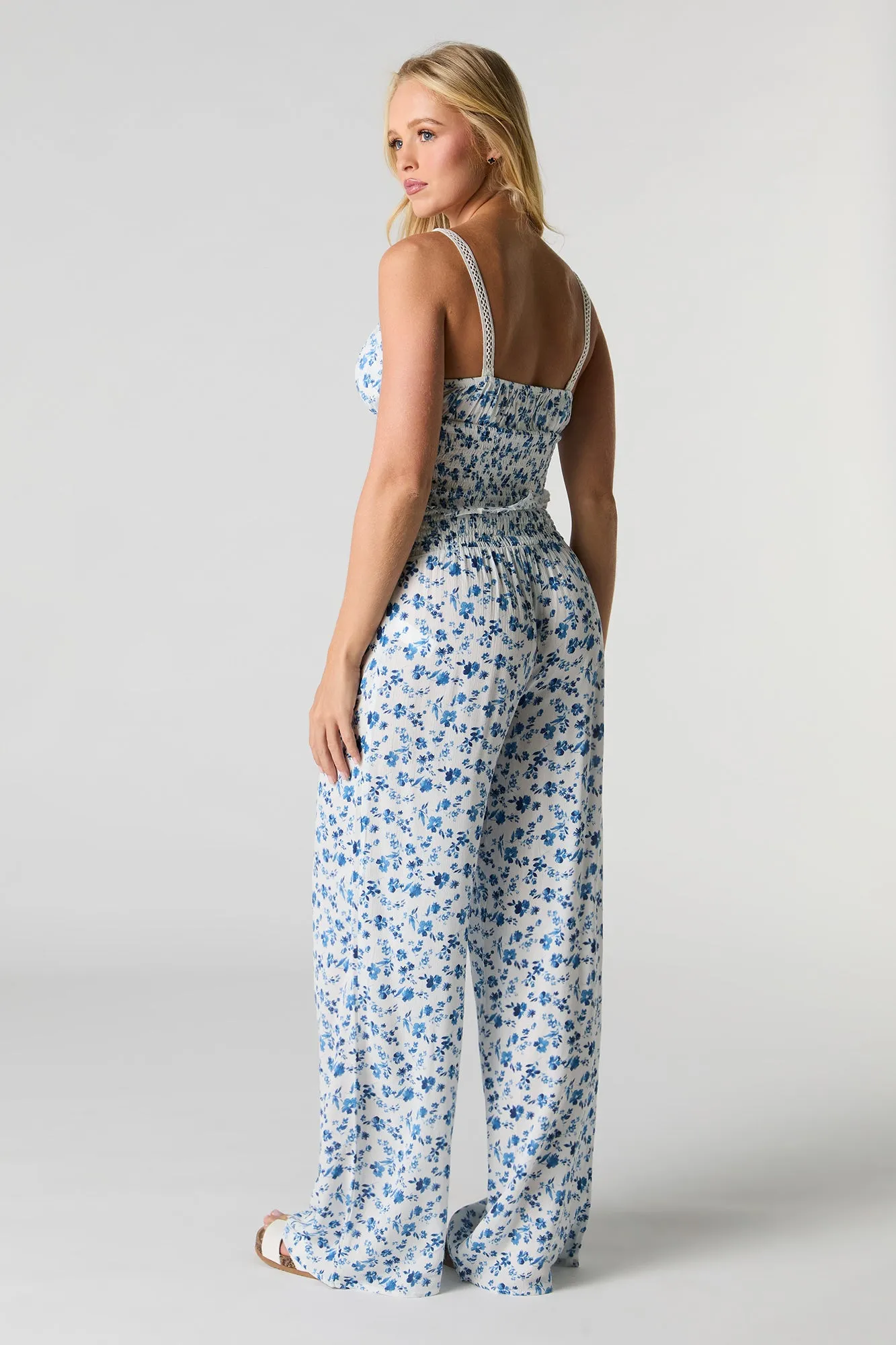 Pull On Flowy Wide Leg Pant
