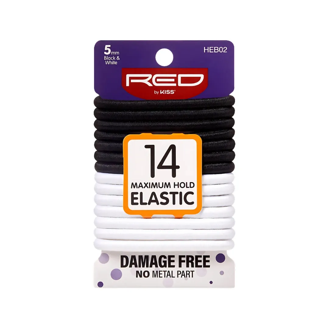 Red By Kiss Elastic Band 5mm - 14 Ct