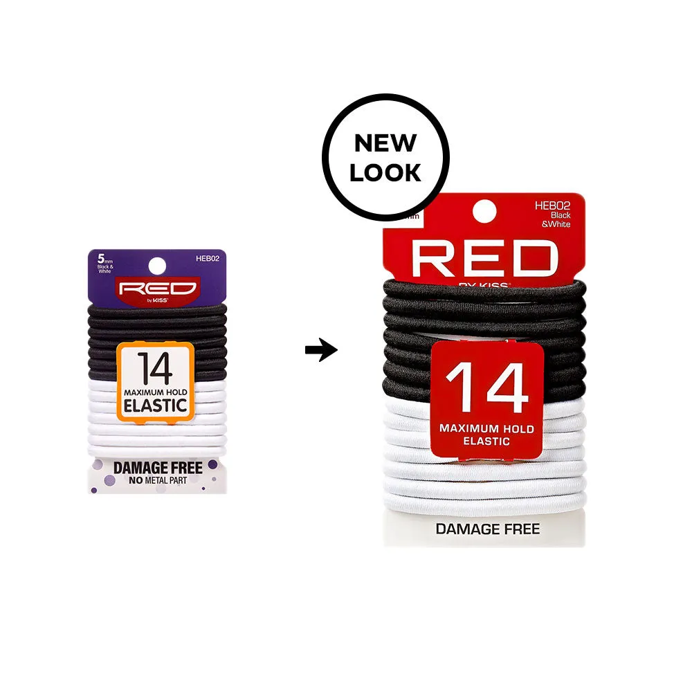 Red By Kiss Elastic Band 5mm - 14 Ct