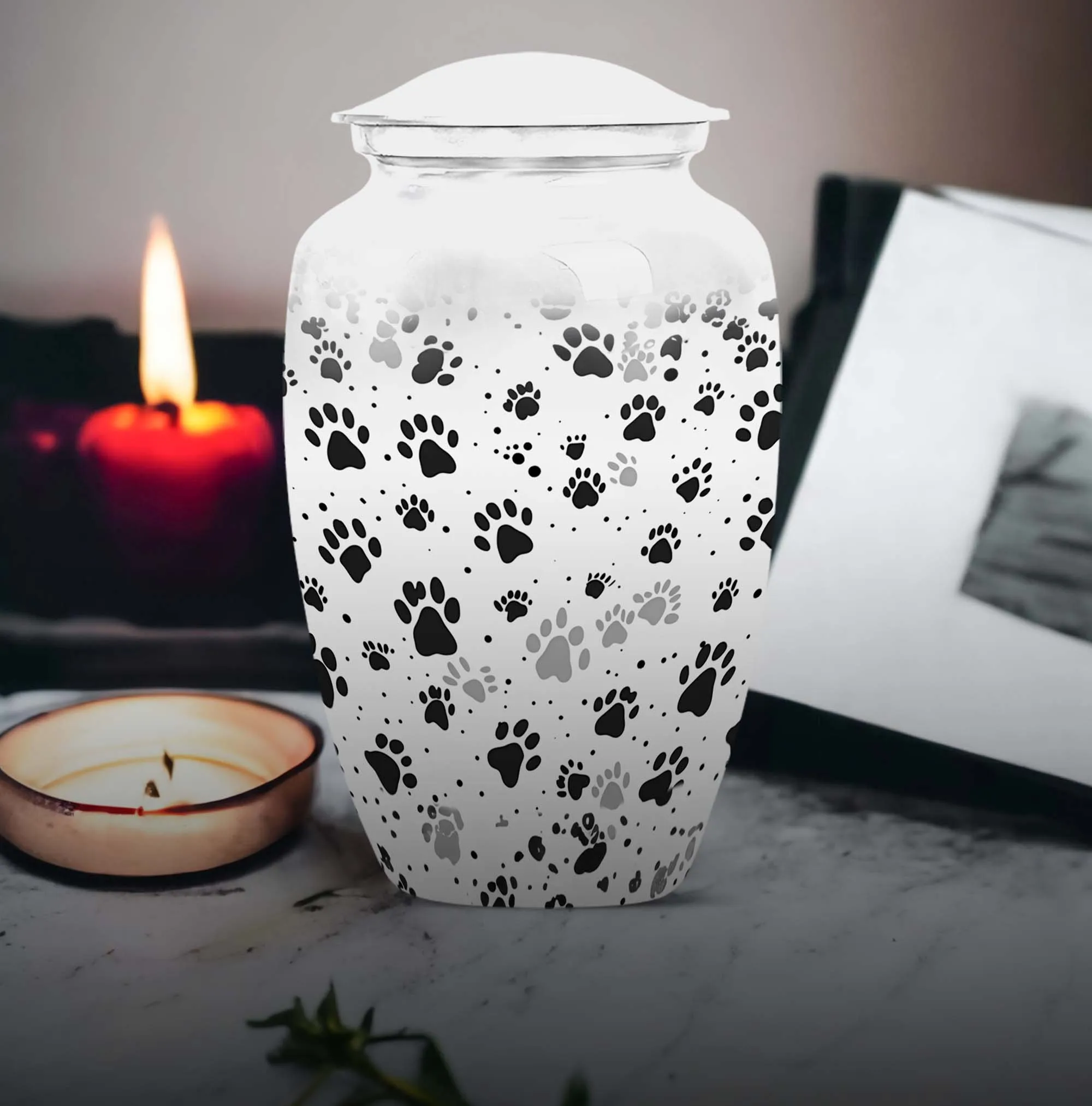Remembering Paws: Classic Cremation Urn for Men