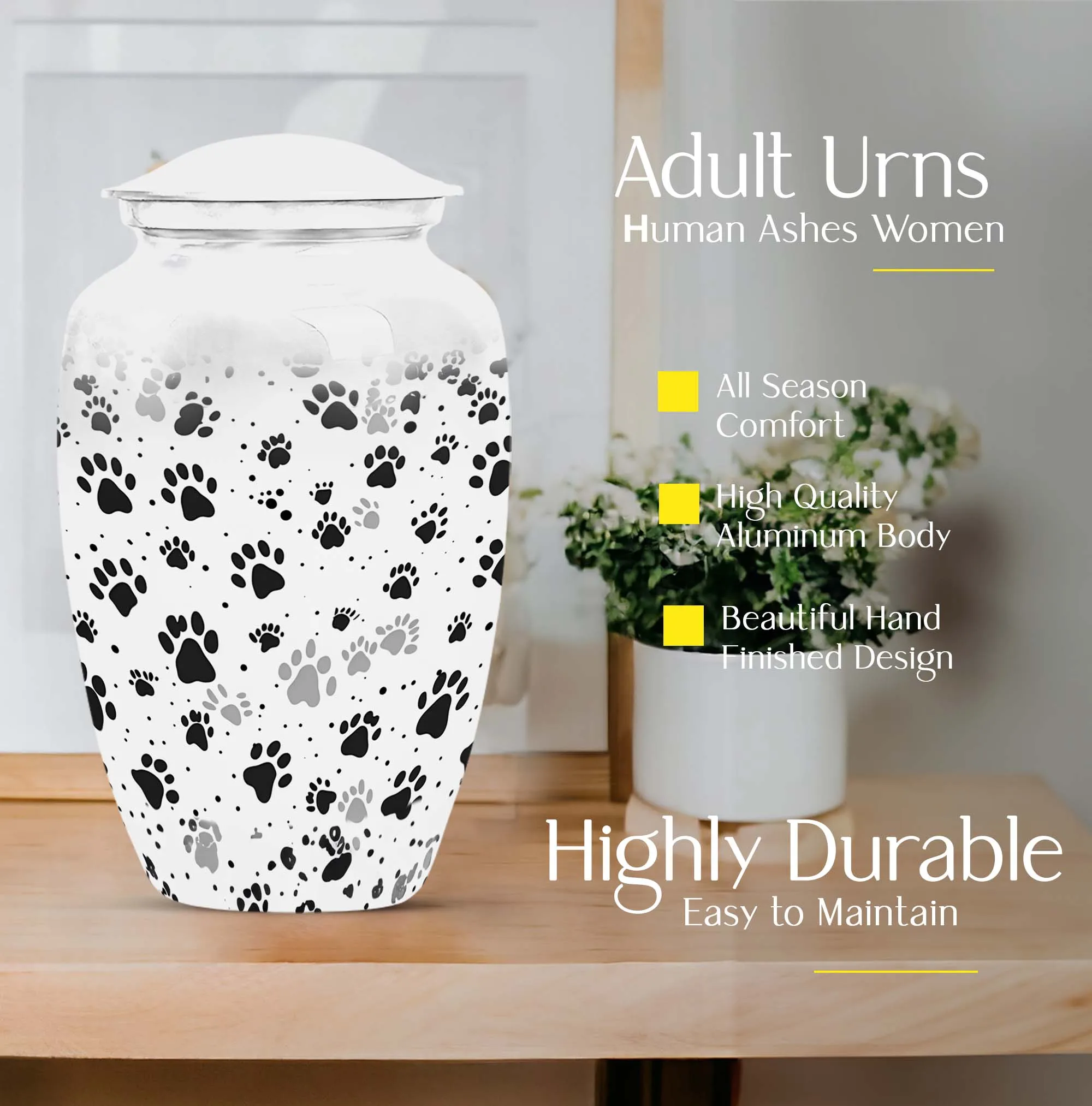 Remembering Paws: Classic Cremation Urn for Men