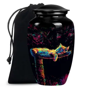 Remembrance Emblems - Medium Sized Cat Memorial & Cremation Urn