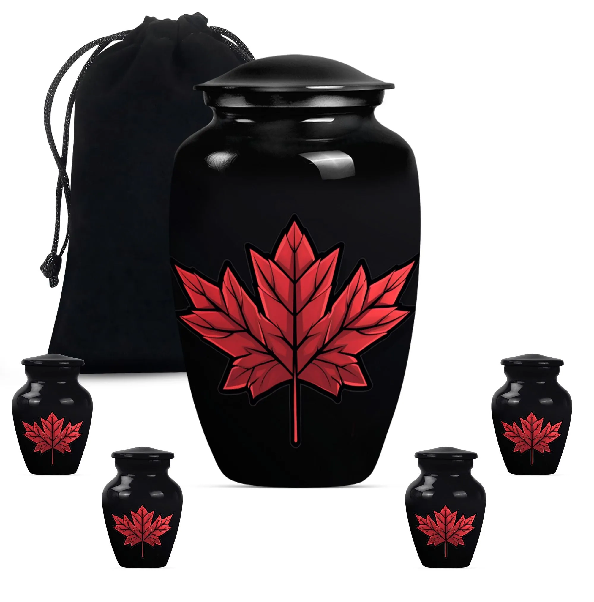 Remembrance Mapple Leaf Memorial Burial Keepsake