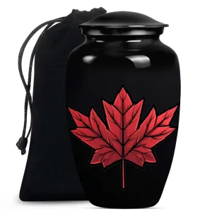 Remembrance Mapple Leaf Memorial Burial Keepsake