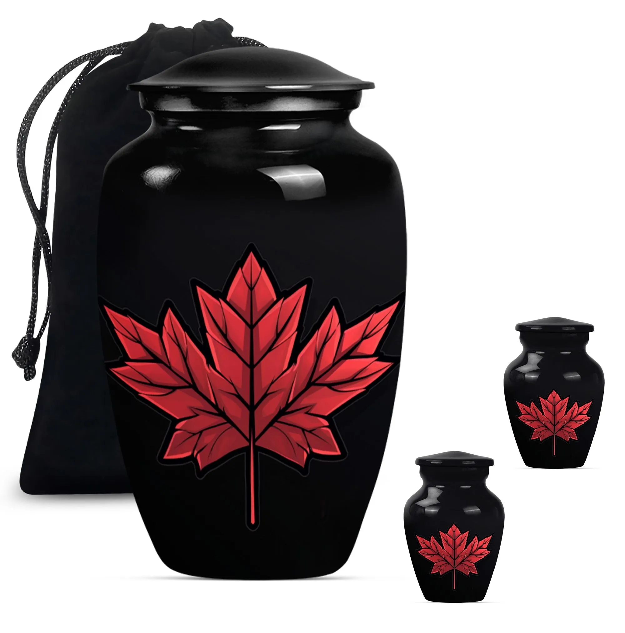 Remembrance Mapple Leaf Memorial Burial Keepsake