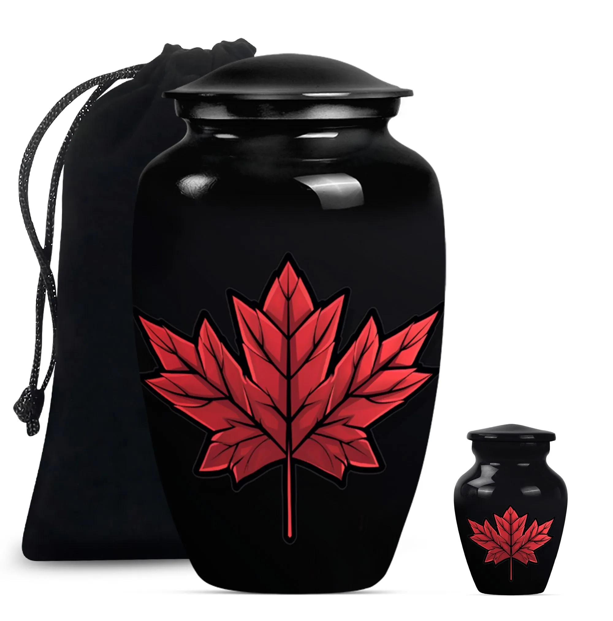 Remembrance Mapple Leaf Memorial Burial Keepsake