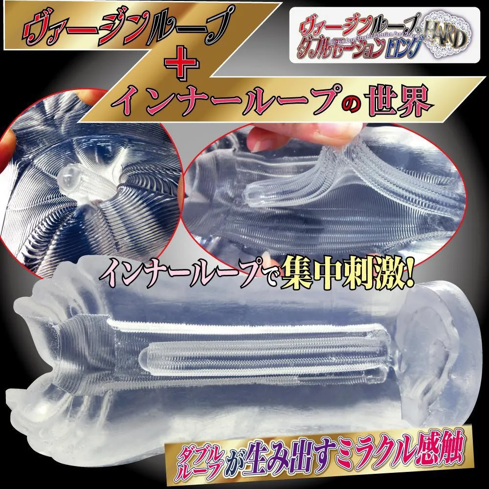 Ride Japan - Original Loop Double Motion Long Hard Onahole (Clear)