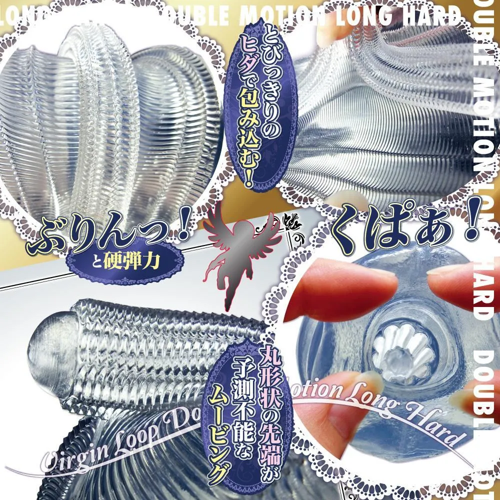 Ride Japan - Original Loop Double Motion Long Hard Onahole (Clear)