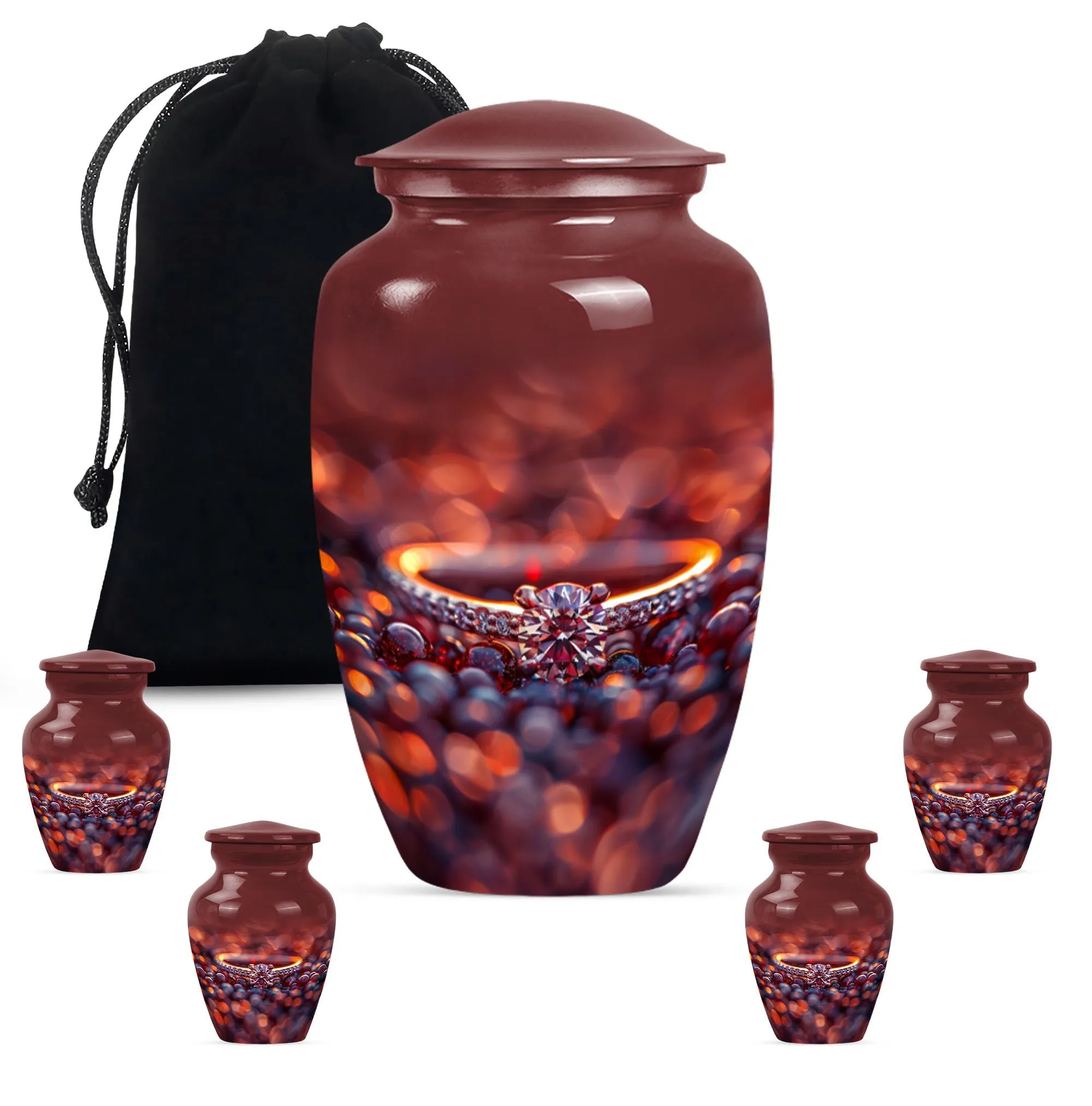 Ring Urn and Burial Custom Urn for Peaceful Eternity